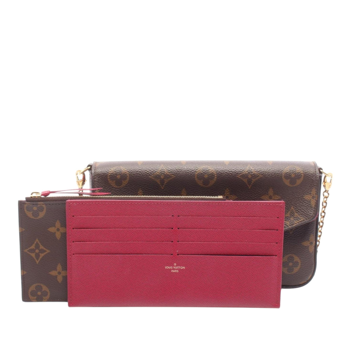Louis Vuitton Monogram Pochette Felicie — Brown