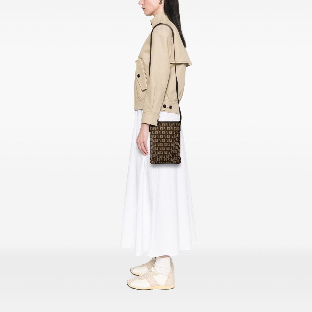 Fendi Zucchino Canvas Crossbody