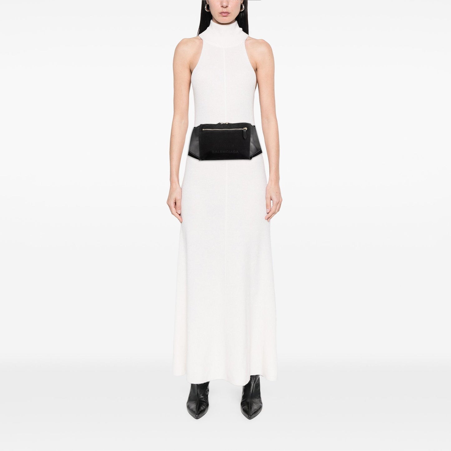 Balenciaga Canvas and Leather Neo Lift Belt Bag