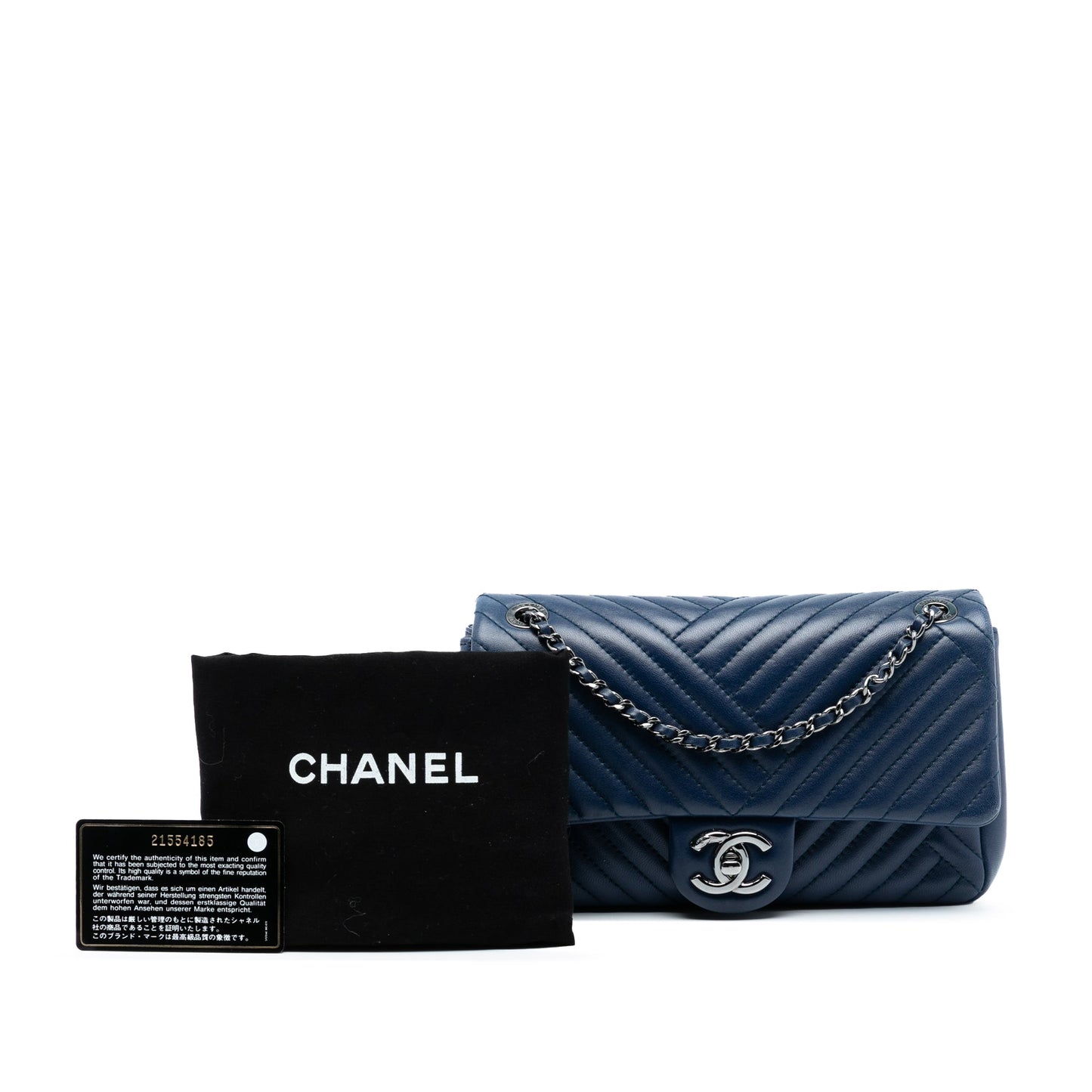 Chanel Small Lambskin CC Crossing Flap
