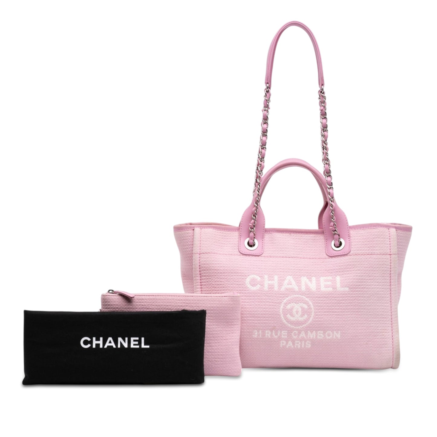 Chanel Small Canvas Deauville Tote