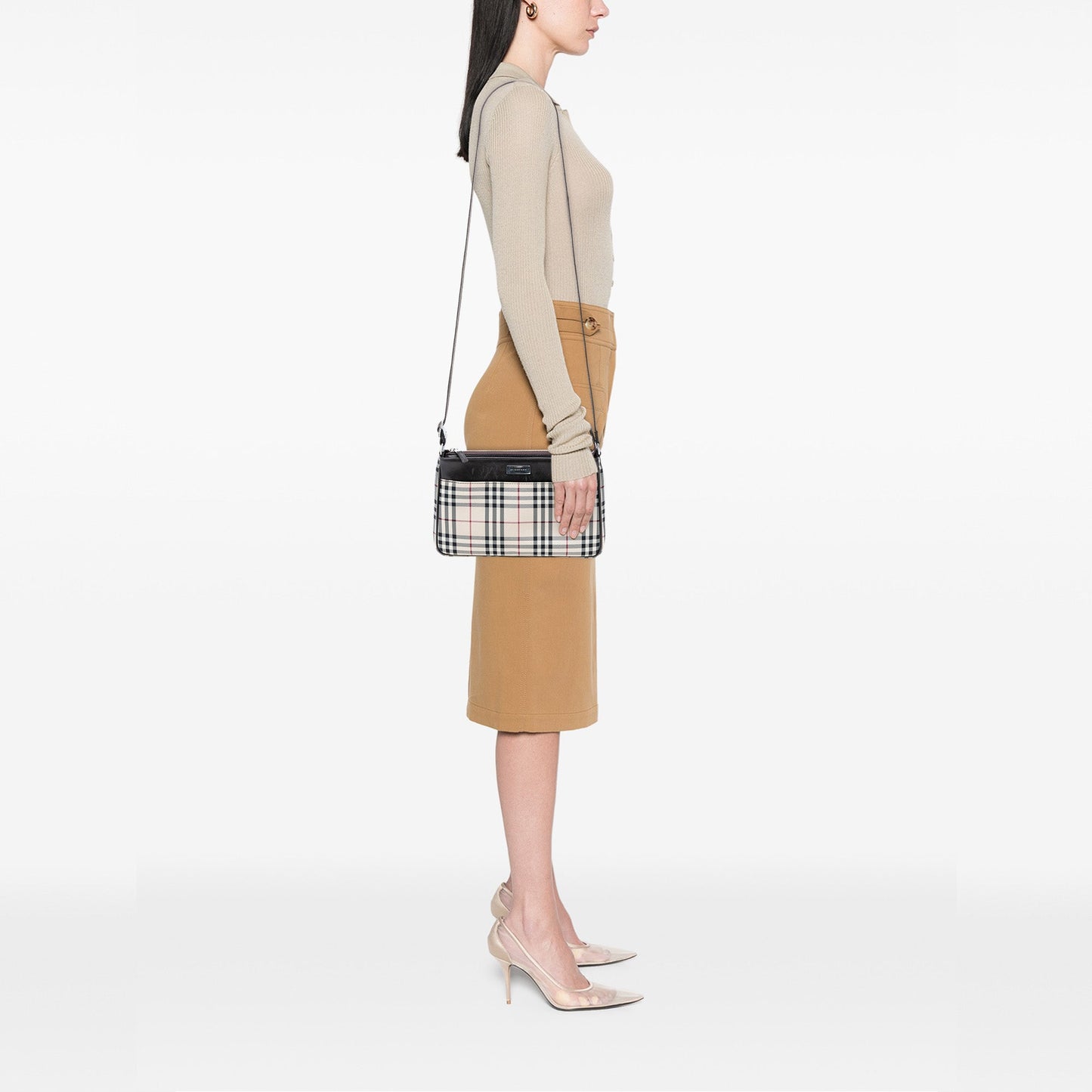 Burberry House Check Canvas Crossbody