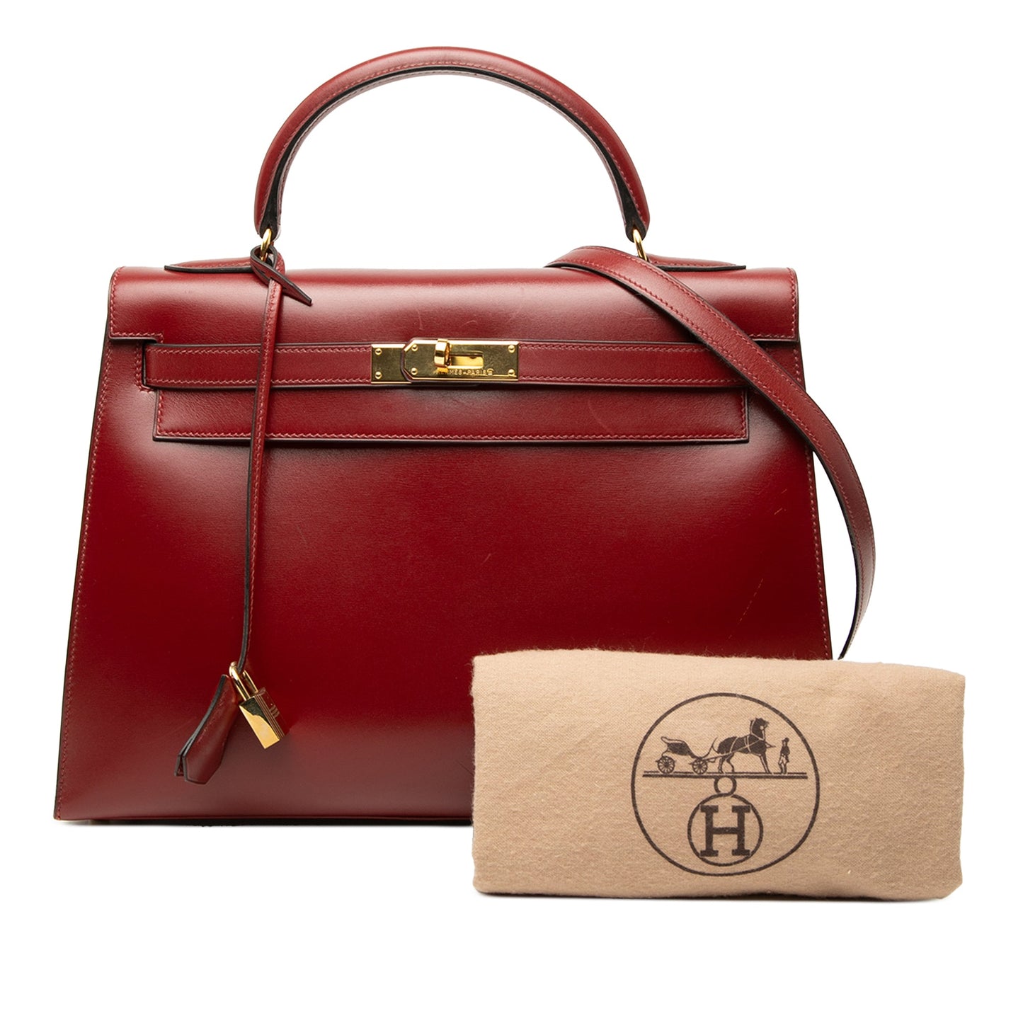 Hermès Box Calf Kelly Sellier 32