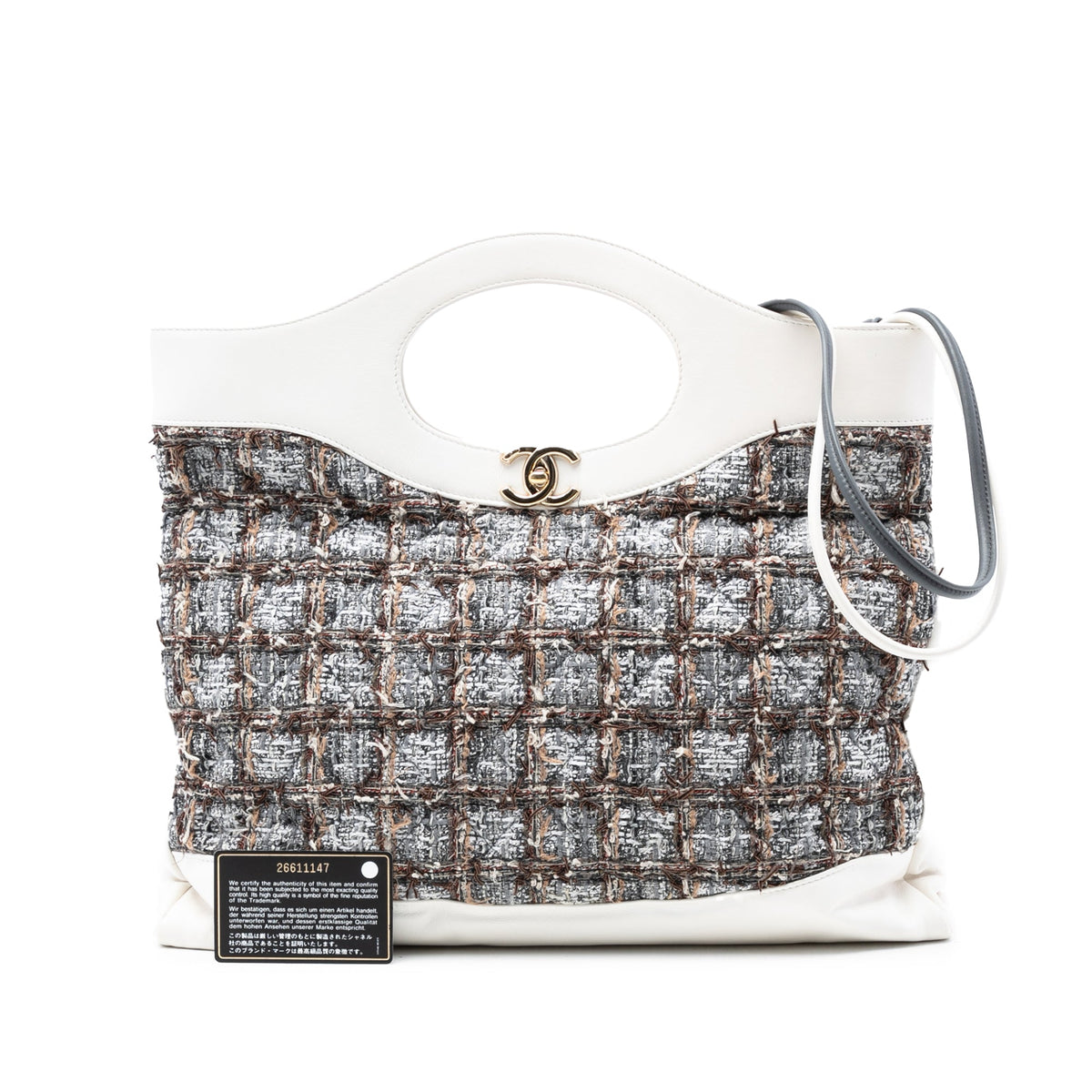 Chanel Large Tweed 31 Shopping Bag