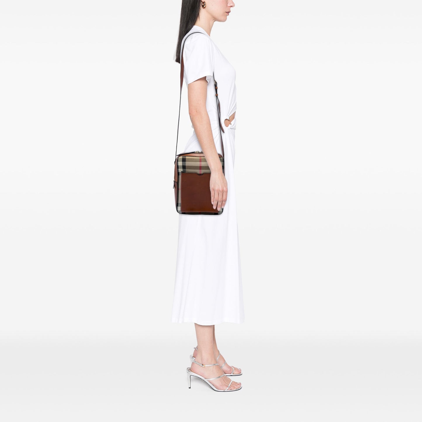 Burberry House Check Canvas Crossbody
