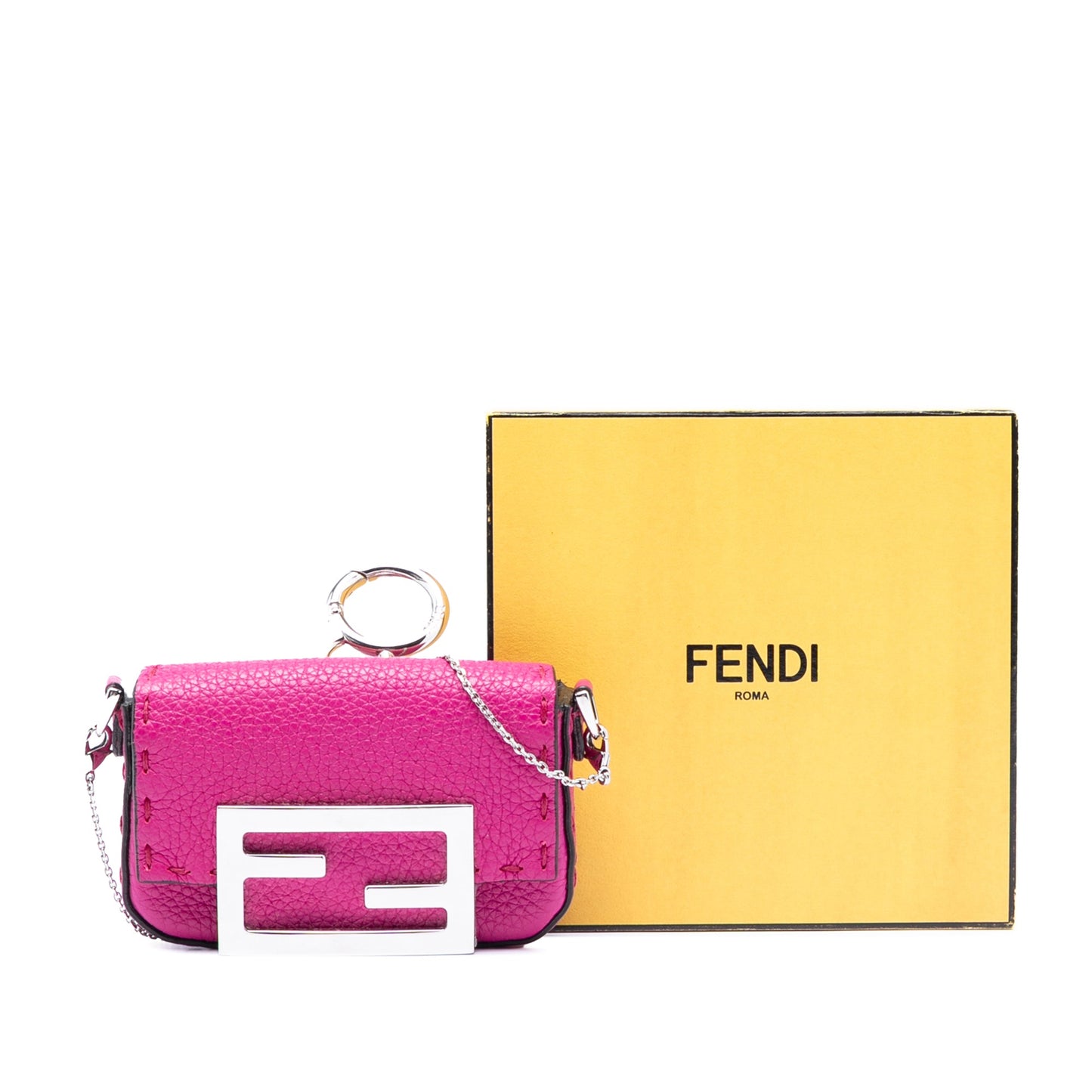 Fendi Nano Leather Baguette Charm