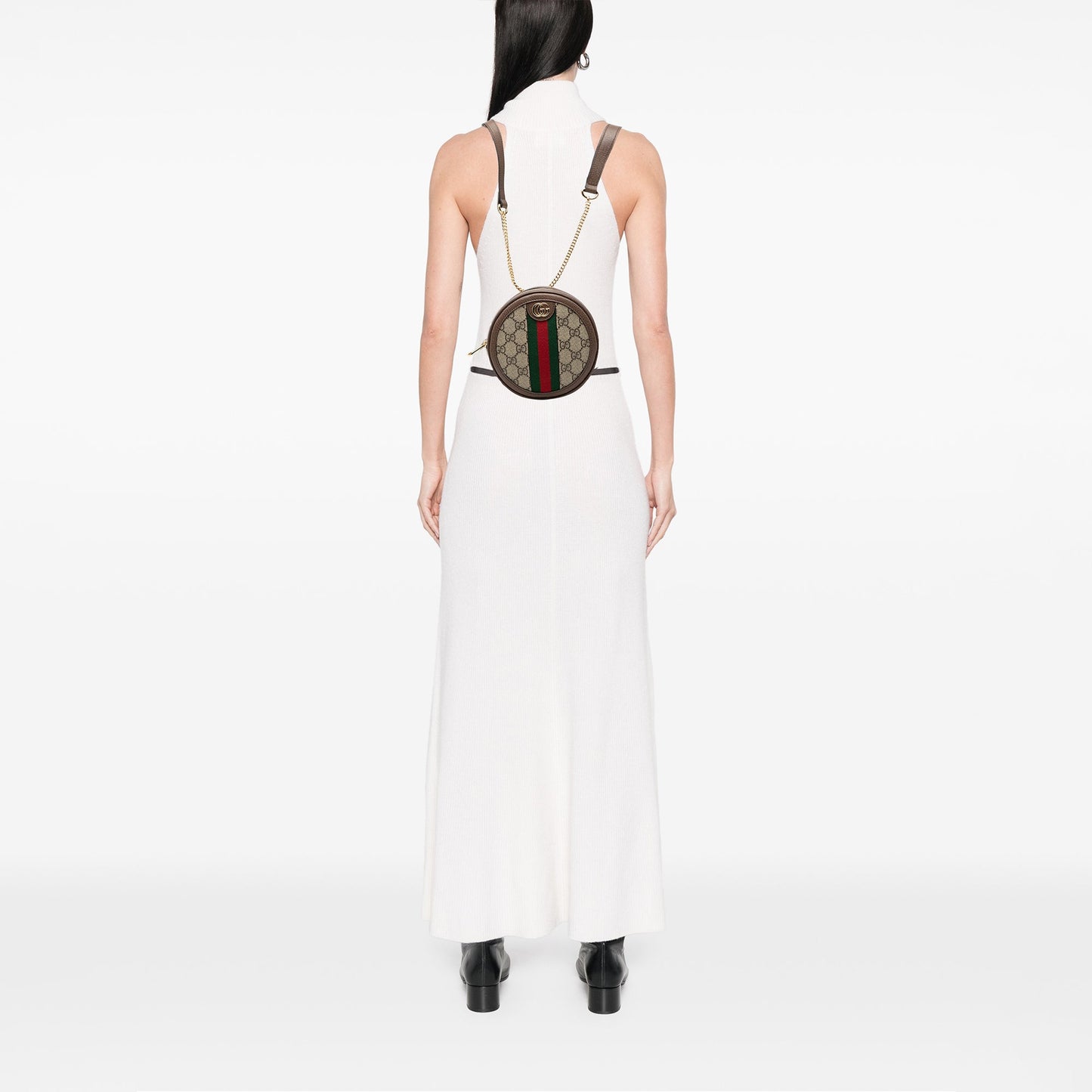 Mini GG Supreme Web Ophidia Round Backpack
