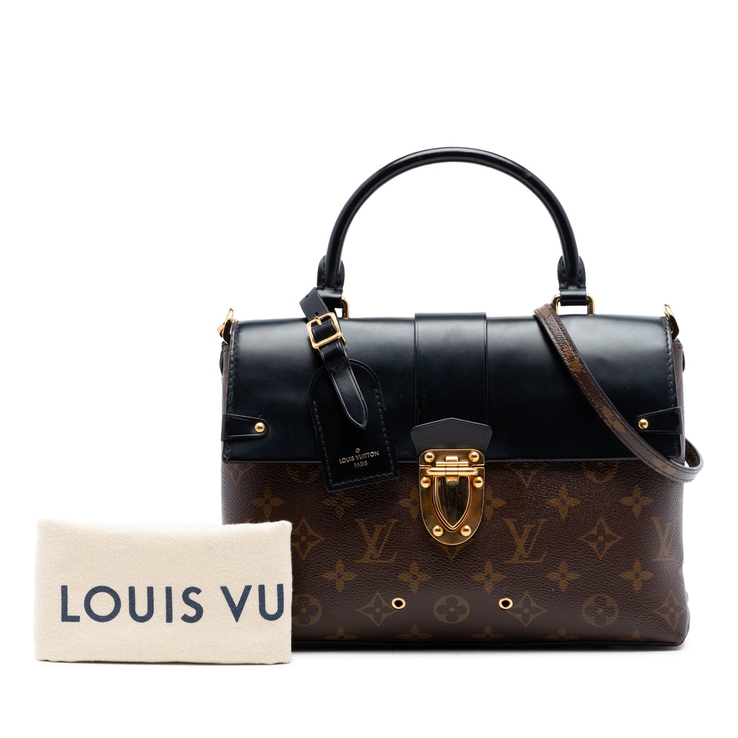Louis Vuitton Monogram One Handle Flap MM Satchel