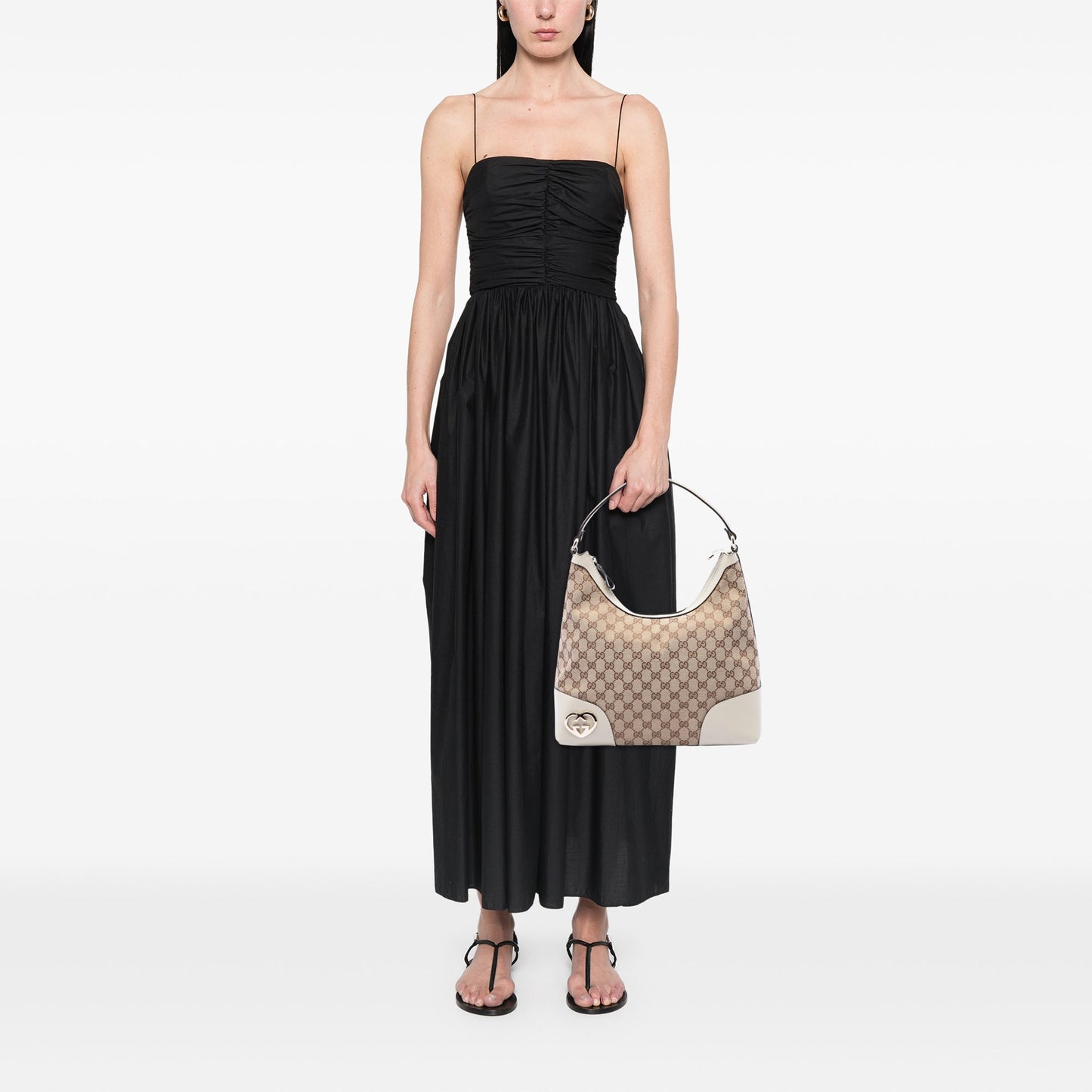 Gucci Medium GG Canvas Lovely Shoulder Bag