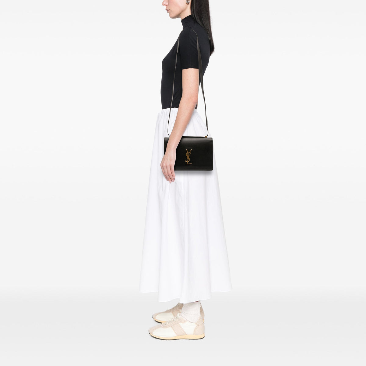 Saint Laurent Small Calfskin Dylan Crossbody
