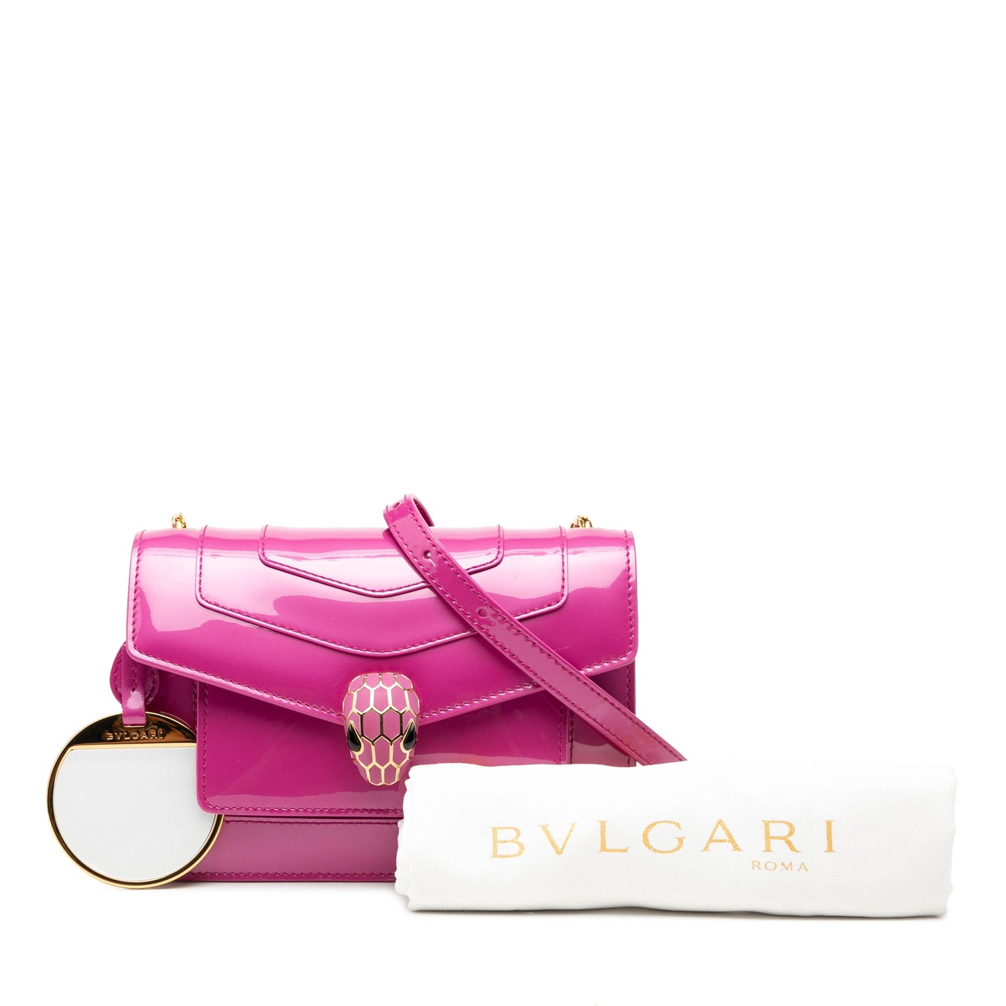 Bvlgari Patent Serpenti Forever Crossbody