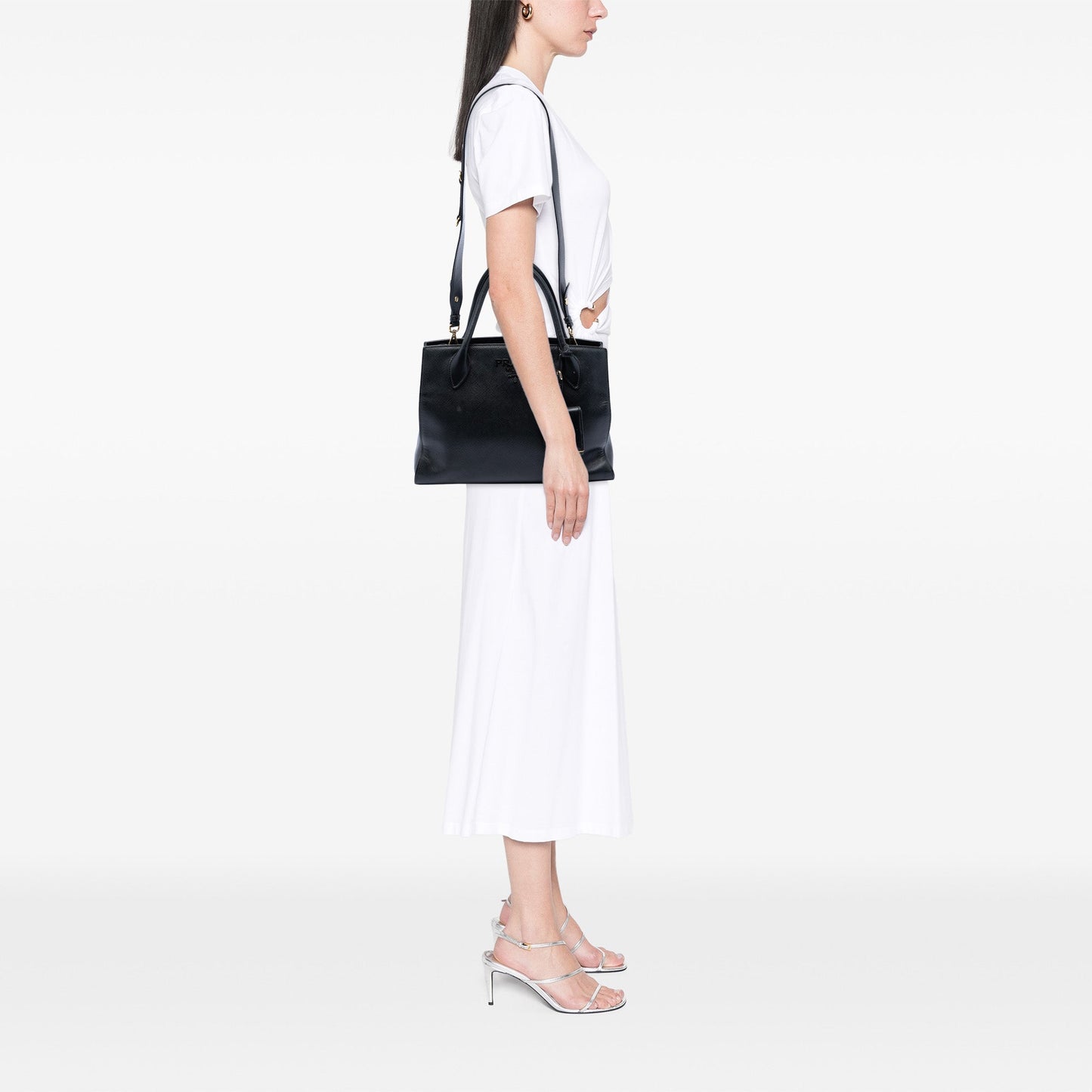 Saffiano Cuir Monochrome Satchel