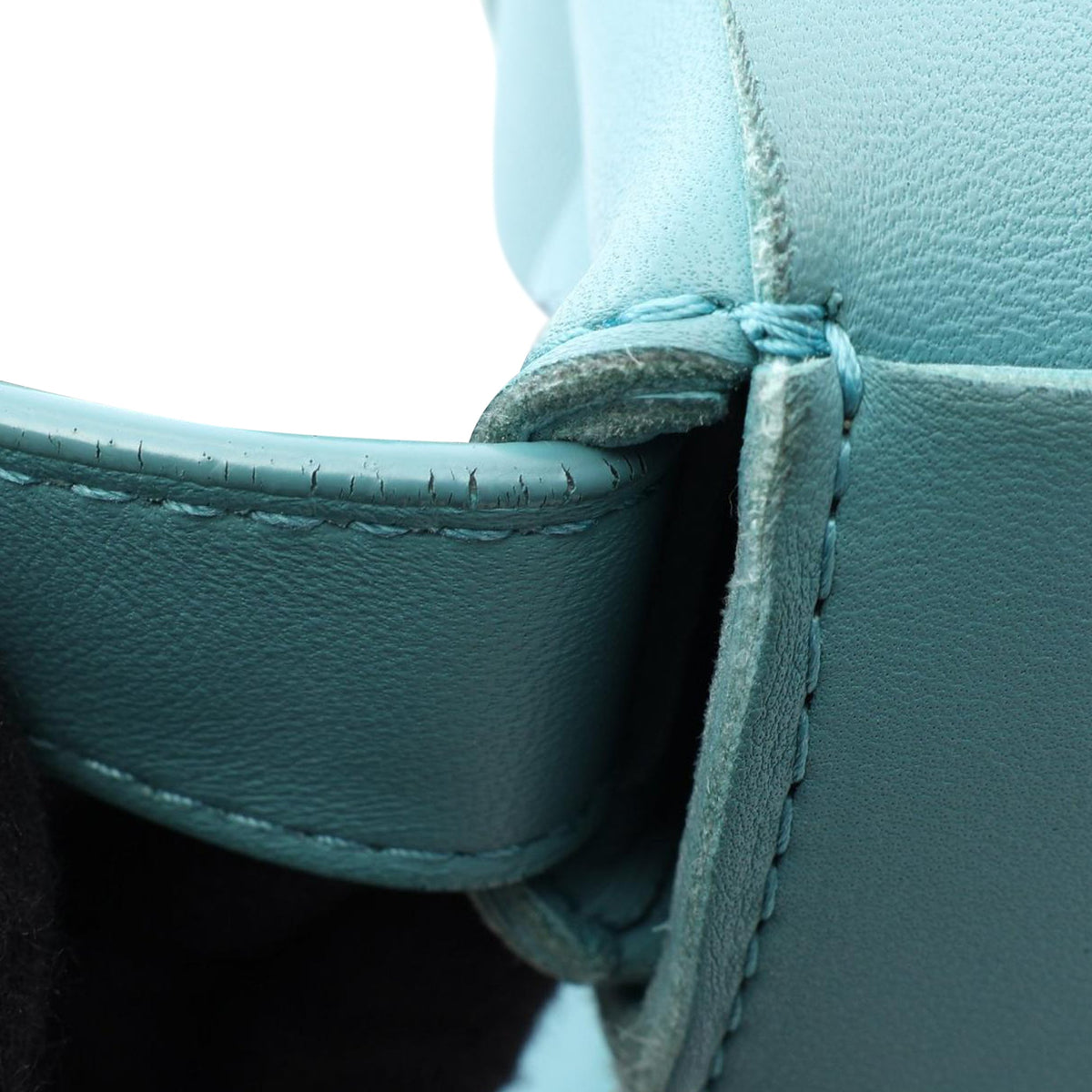 Bottega Veneta Nappa Intrecciato Cassette Crossbody — Blue