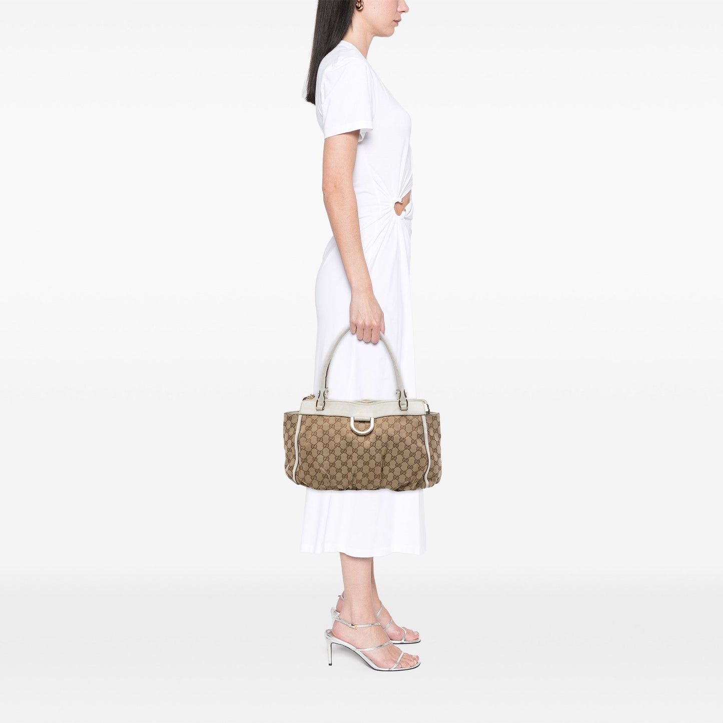 Gucci GG Canvas Abbey D Ring Tote