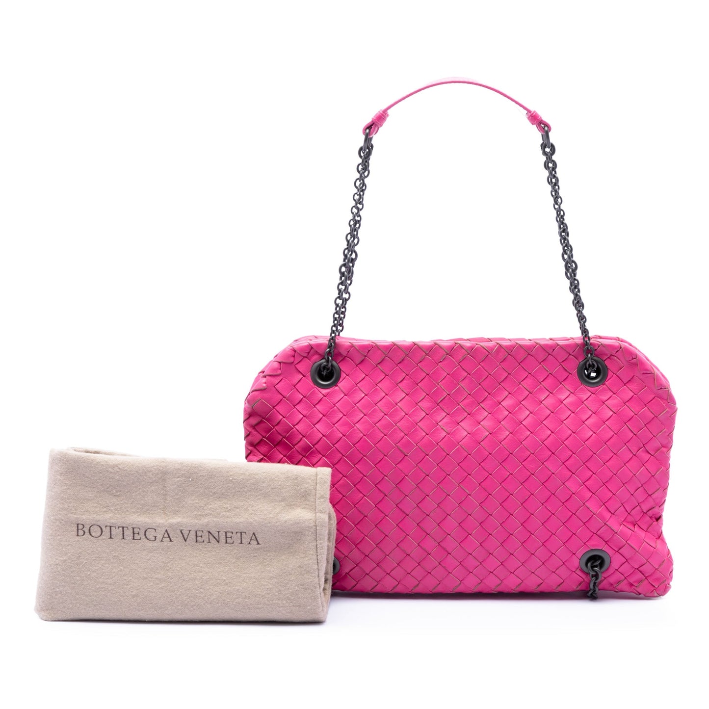 Bottega Veneta Nappa Intrecciato Duo Shoulder Bag