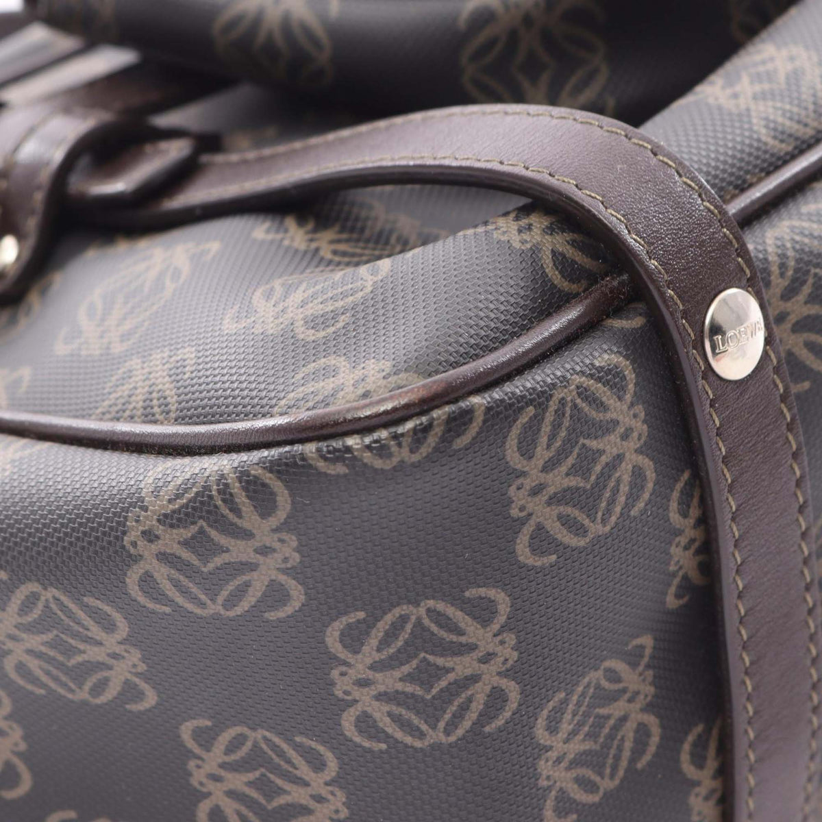 LOEWE Anagram Coated Canvas Handbag