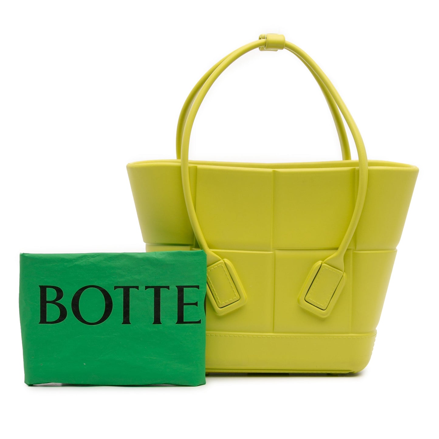 Bottega Veneta Mini Rubber Arco Shopping Bag