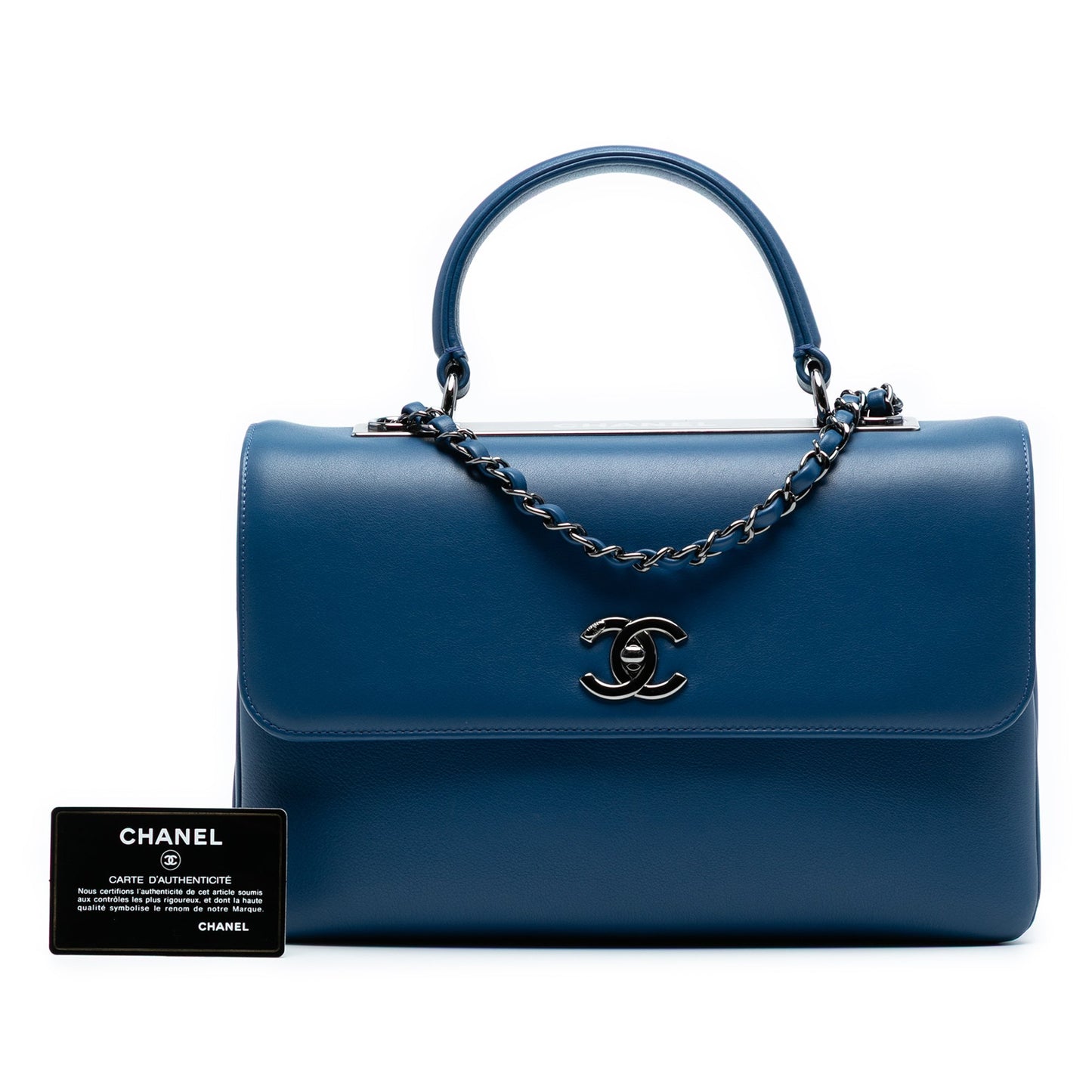 Chanel Medium Lambskin Trendy CC Top Handle Bag