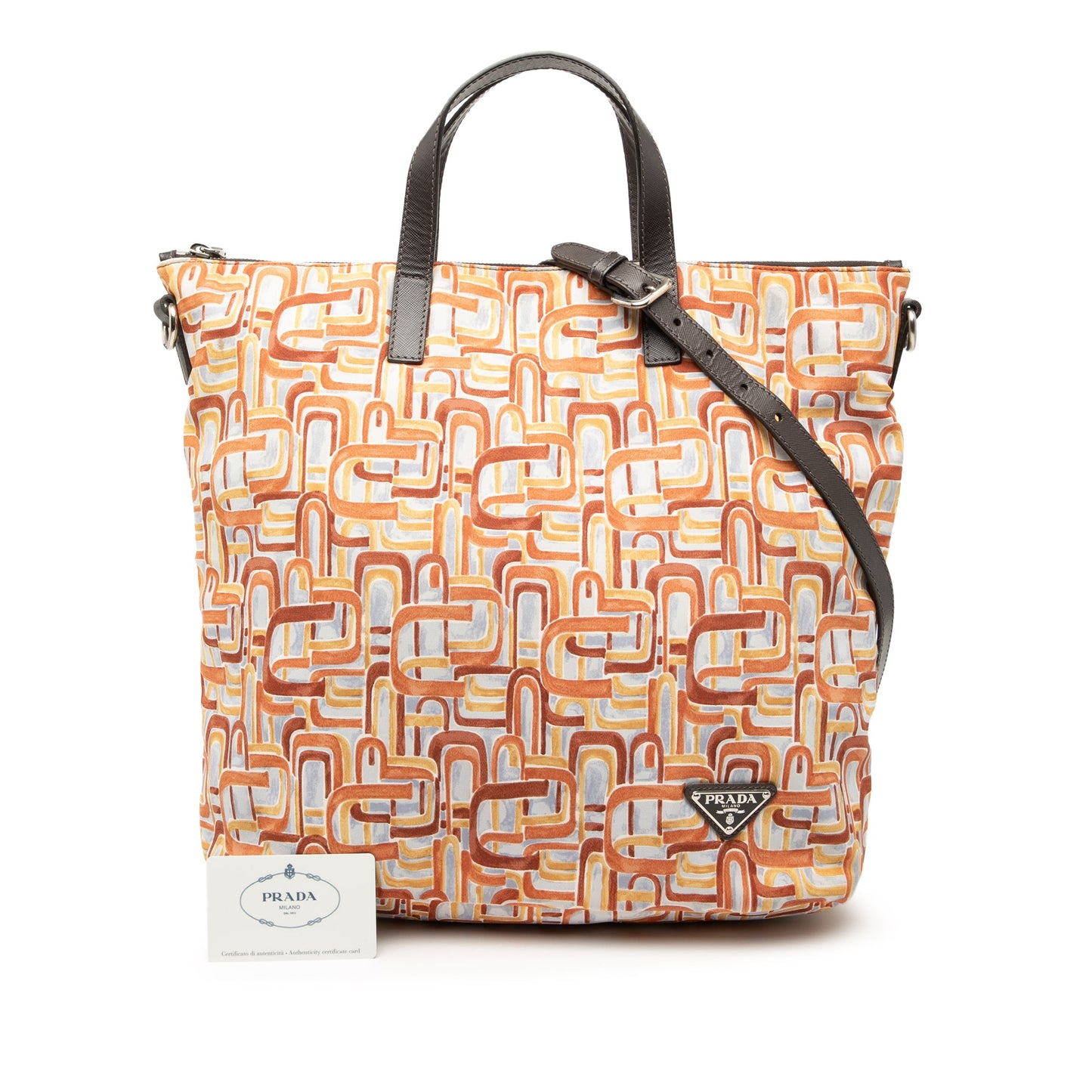 Prada Tessuto Stampato Satchel