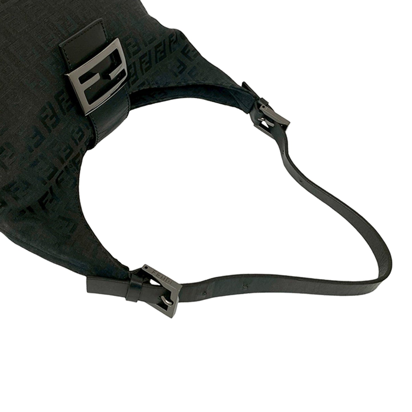 Fendi Zucchino Canvas Shoulder Bag