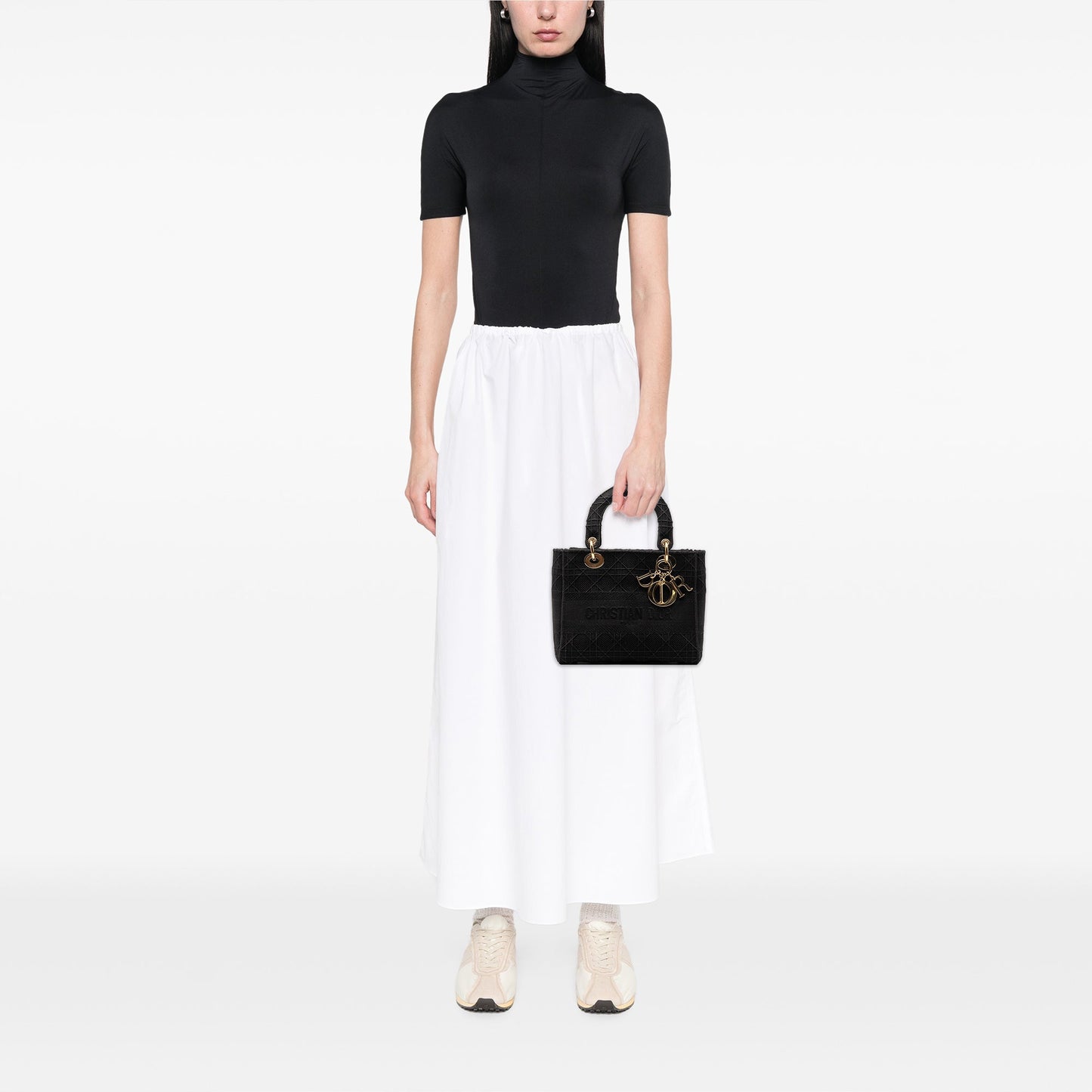 Dior Medium Canvas Cannage Lady D Lite