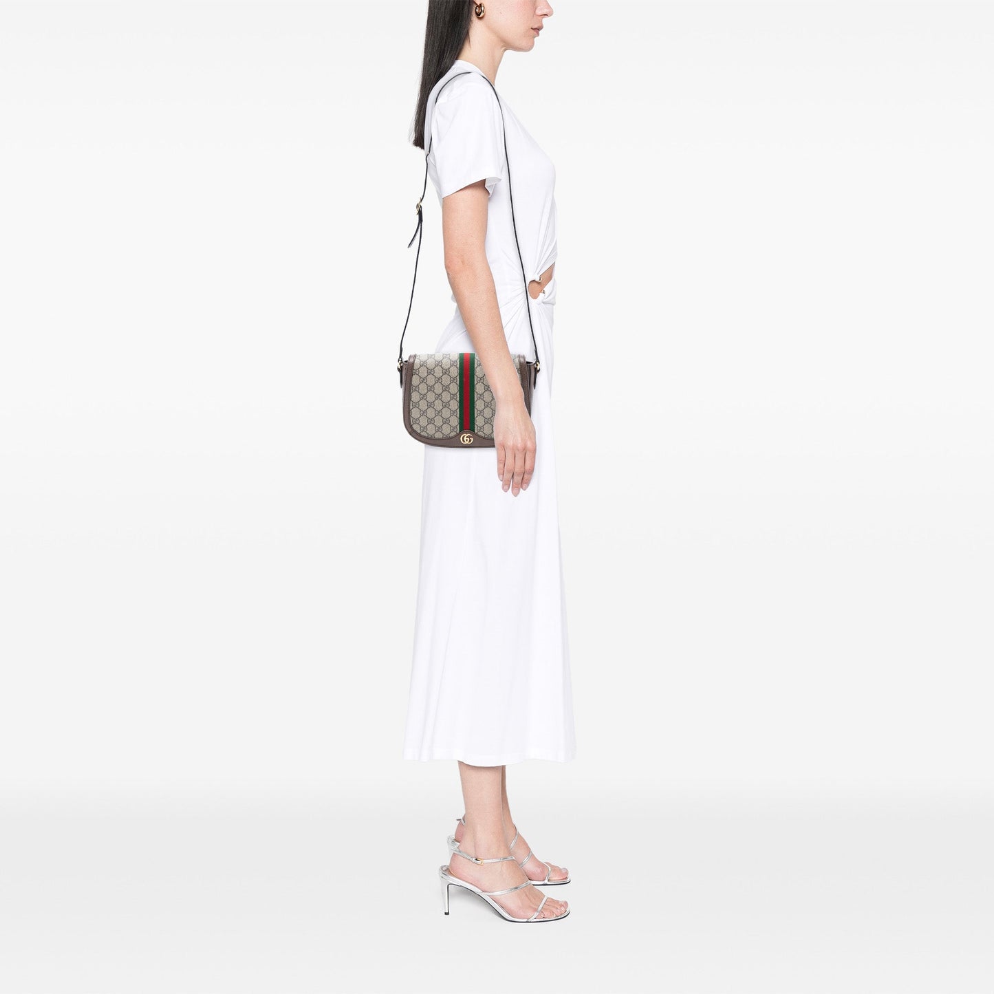 Gucci Small GG Supreme Ophidia Crossbody