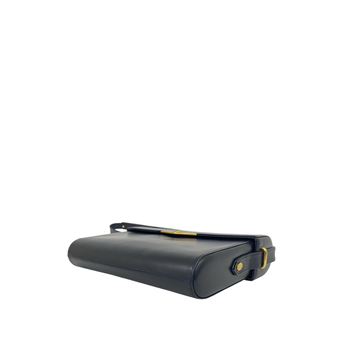 Cartier Leather Sapphire Line Crossbody — Black