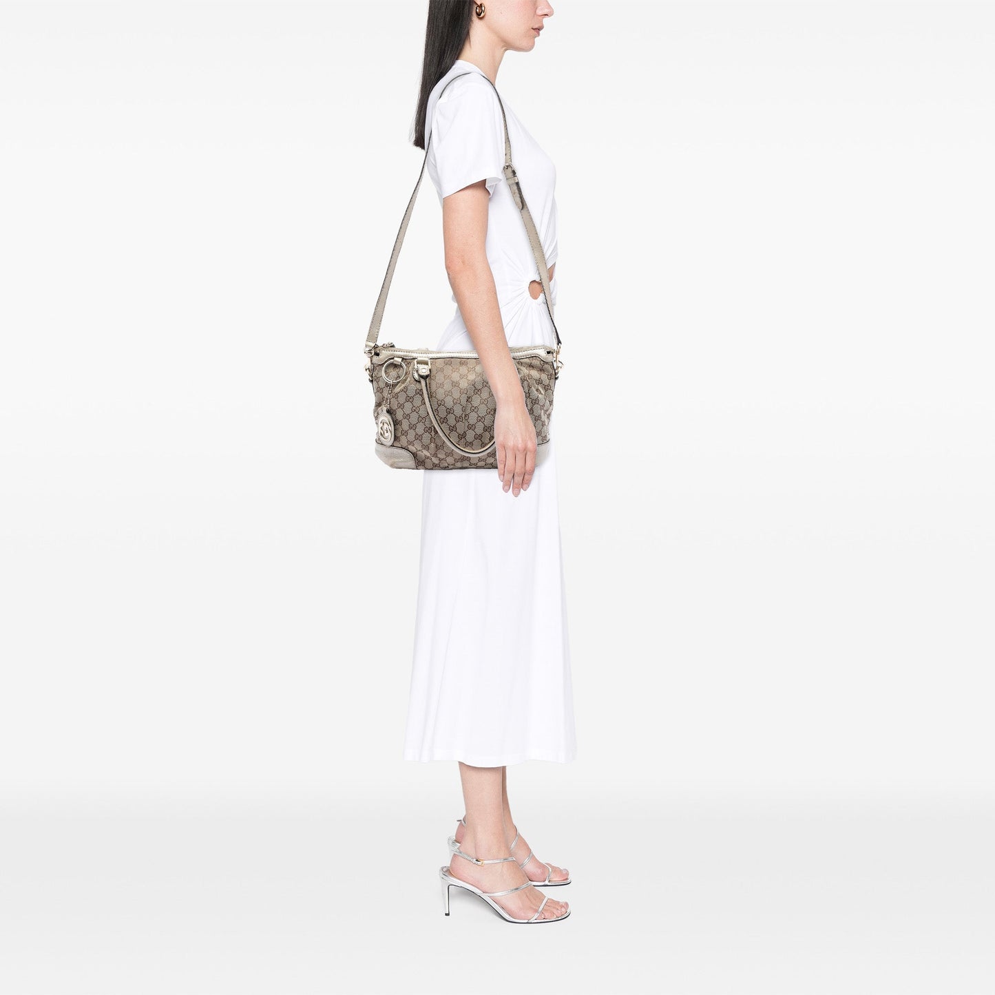 Gucci GG Canvas Sukey Satchel