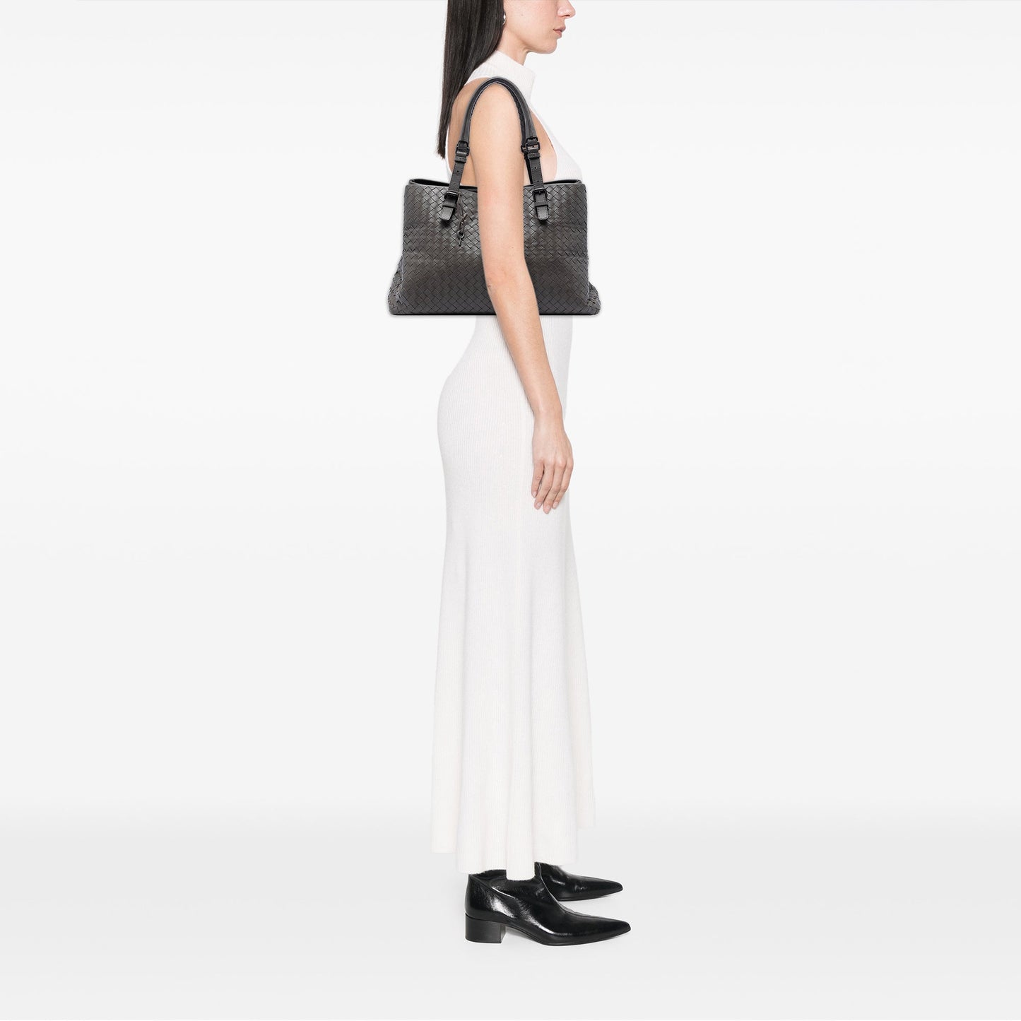Bottega Veneta Medium Nappa Intrecciato Roma Tote