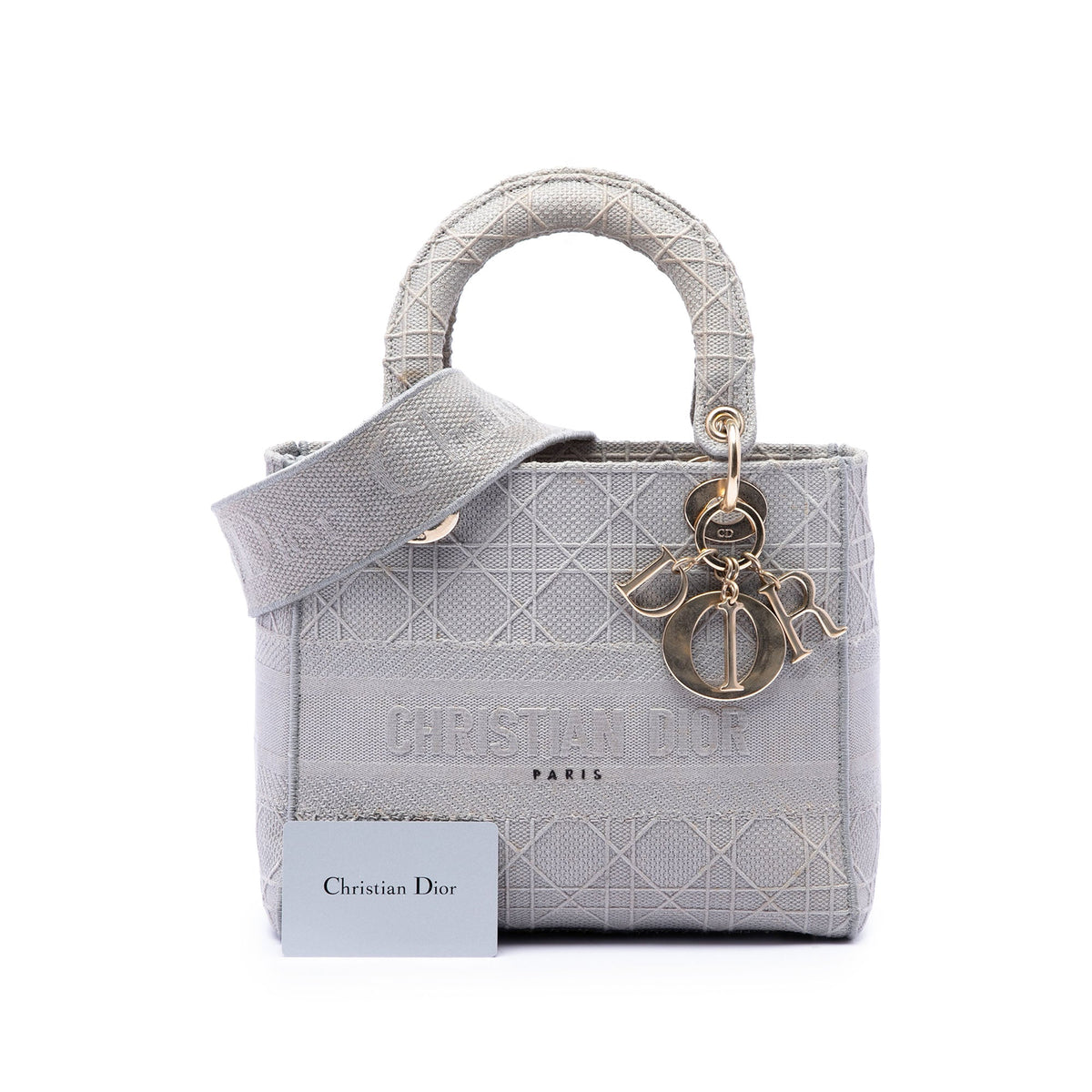 Dior Medium Canvas Cannage Lady D Lite