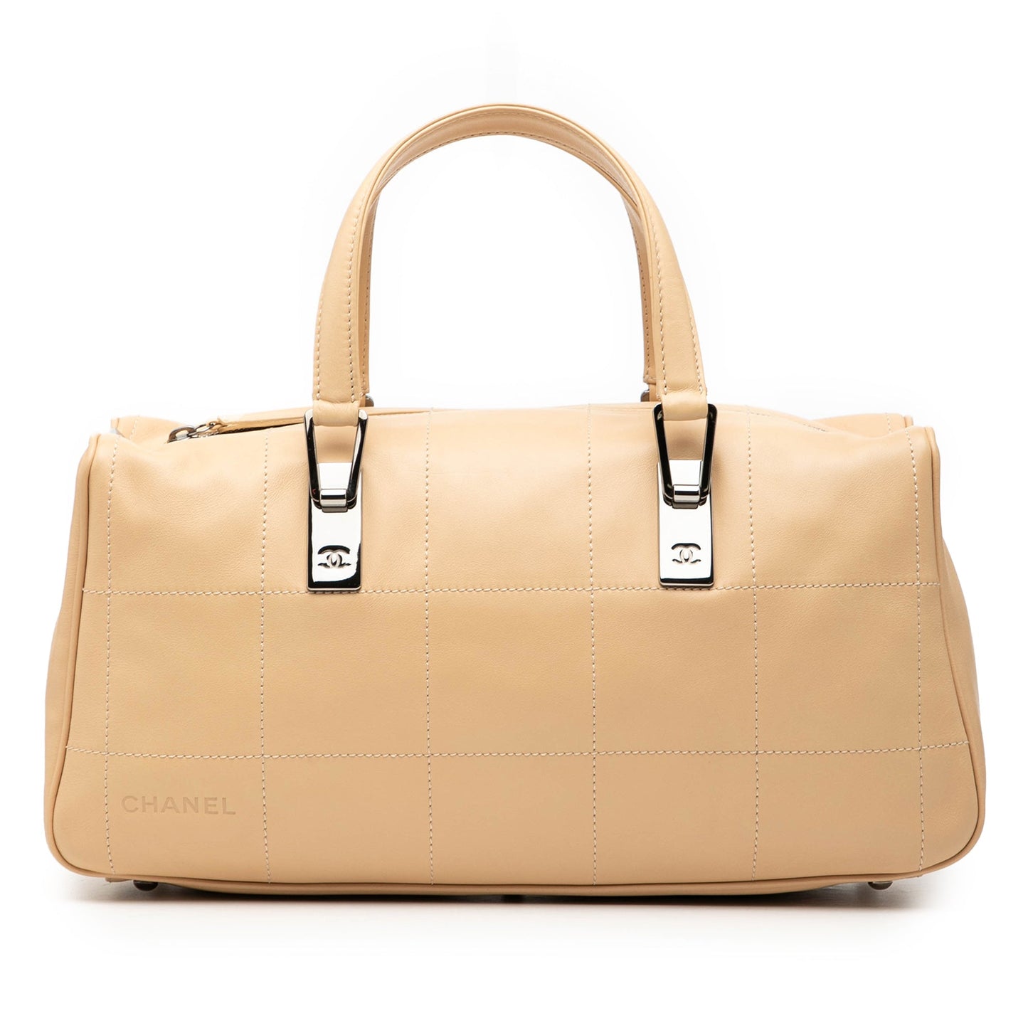 Chanel CC Square Quilted Lambskin Handbag