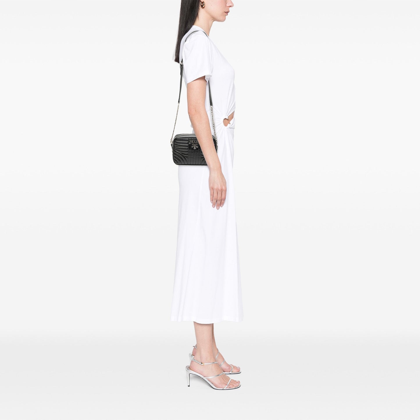 Prada Soft Calfskin Diagramme Camera Bag