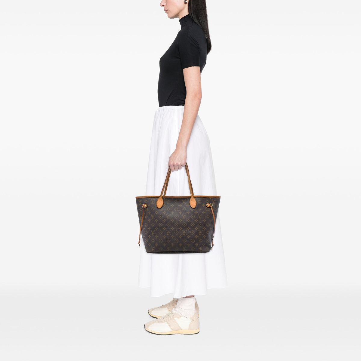 Louis Vuitton Monogram Neverfull MM — Brown