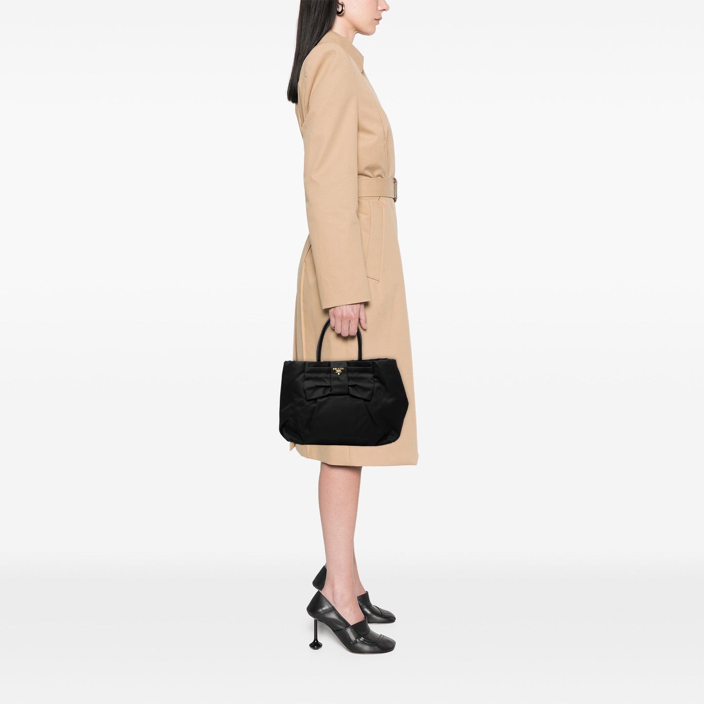 Prada Tessuto Fiocco Bow Tote