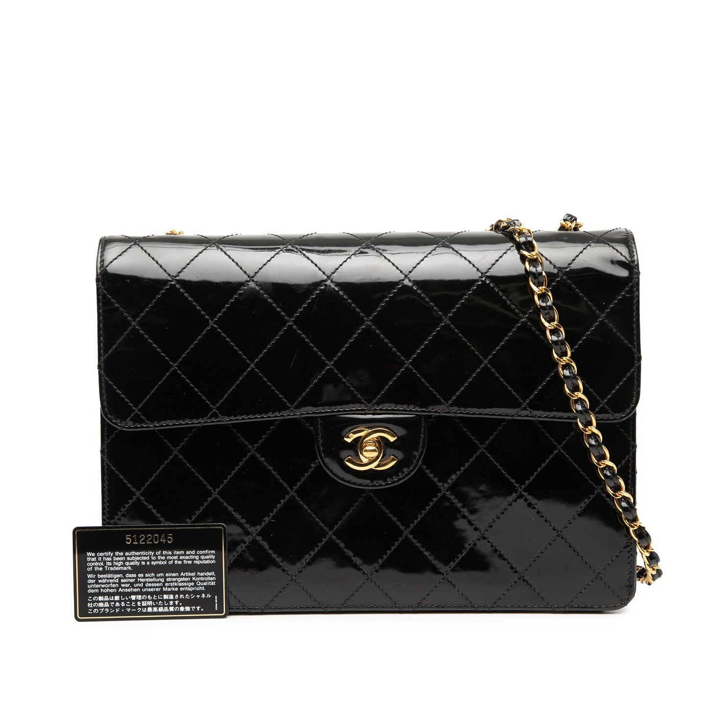 Chanel Jumbo XL Classic Patent Single Flap