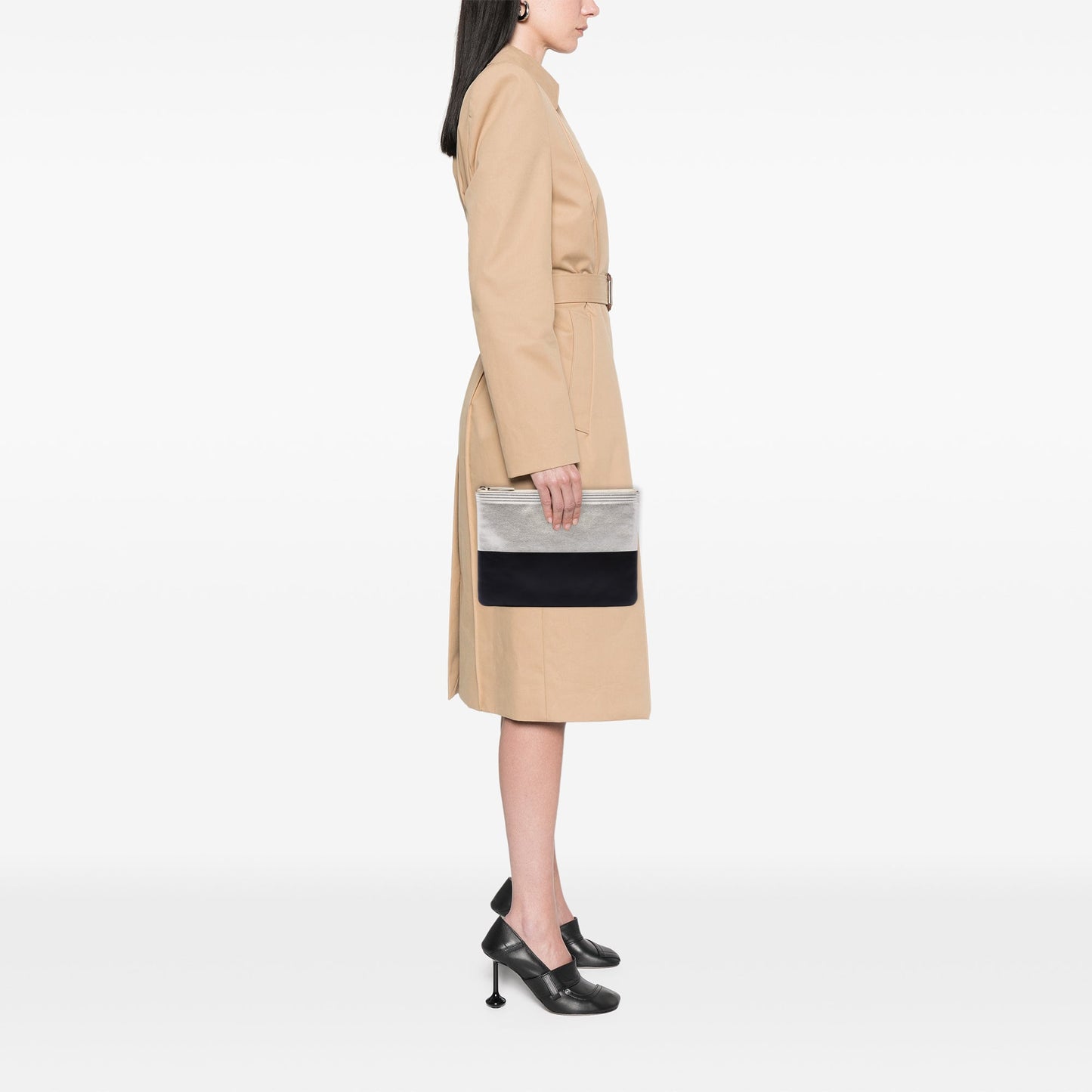 Chanel Medium Bicolor Goatskin Boy O Case Clutch