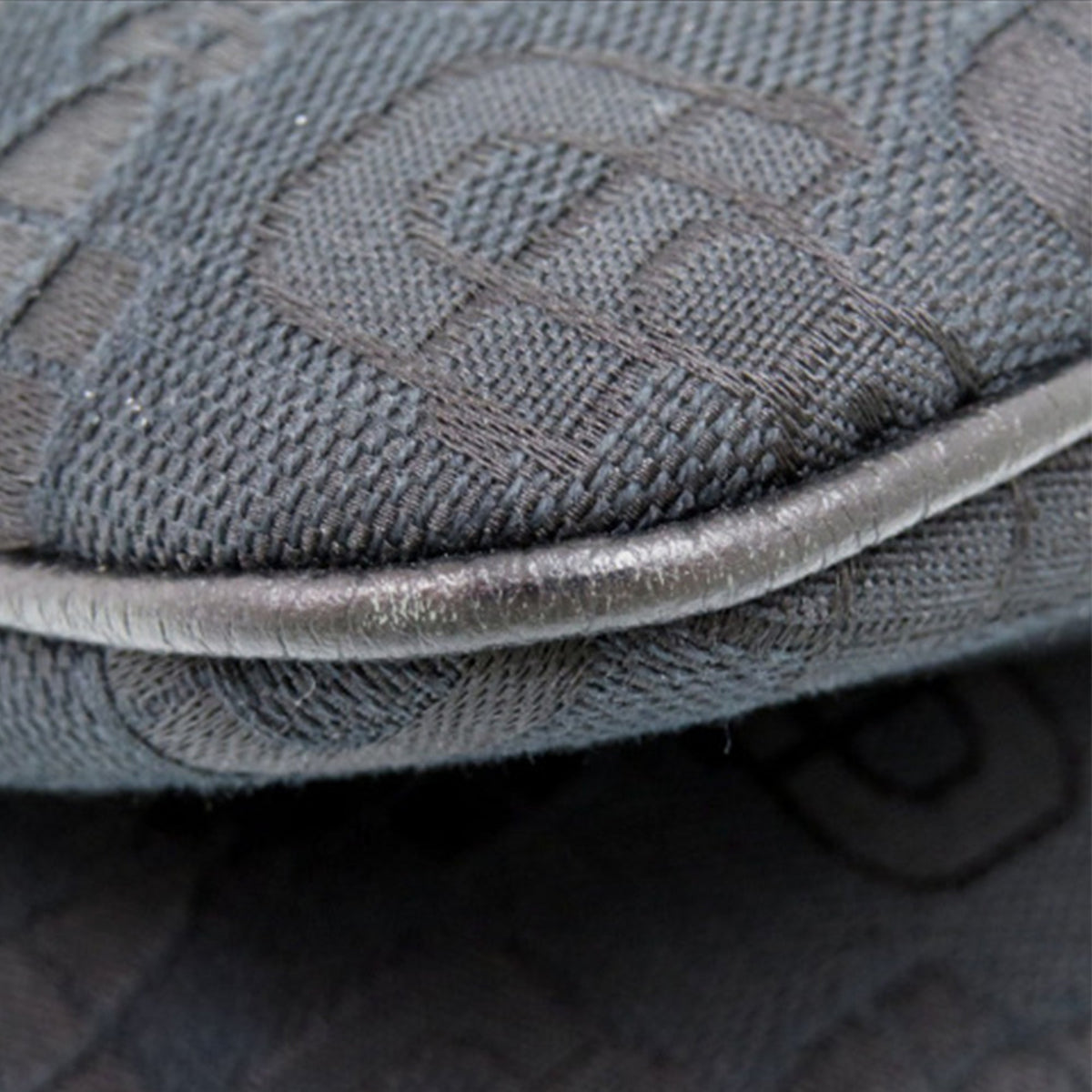 Gucci Horsebit Canvas Shoulder Bag