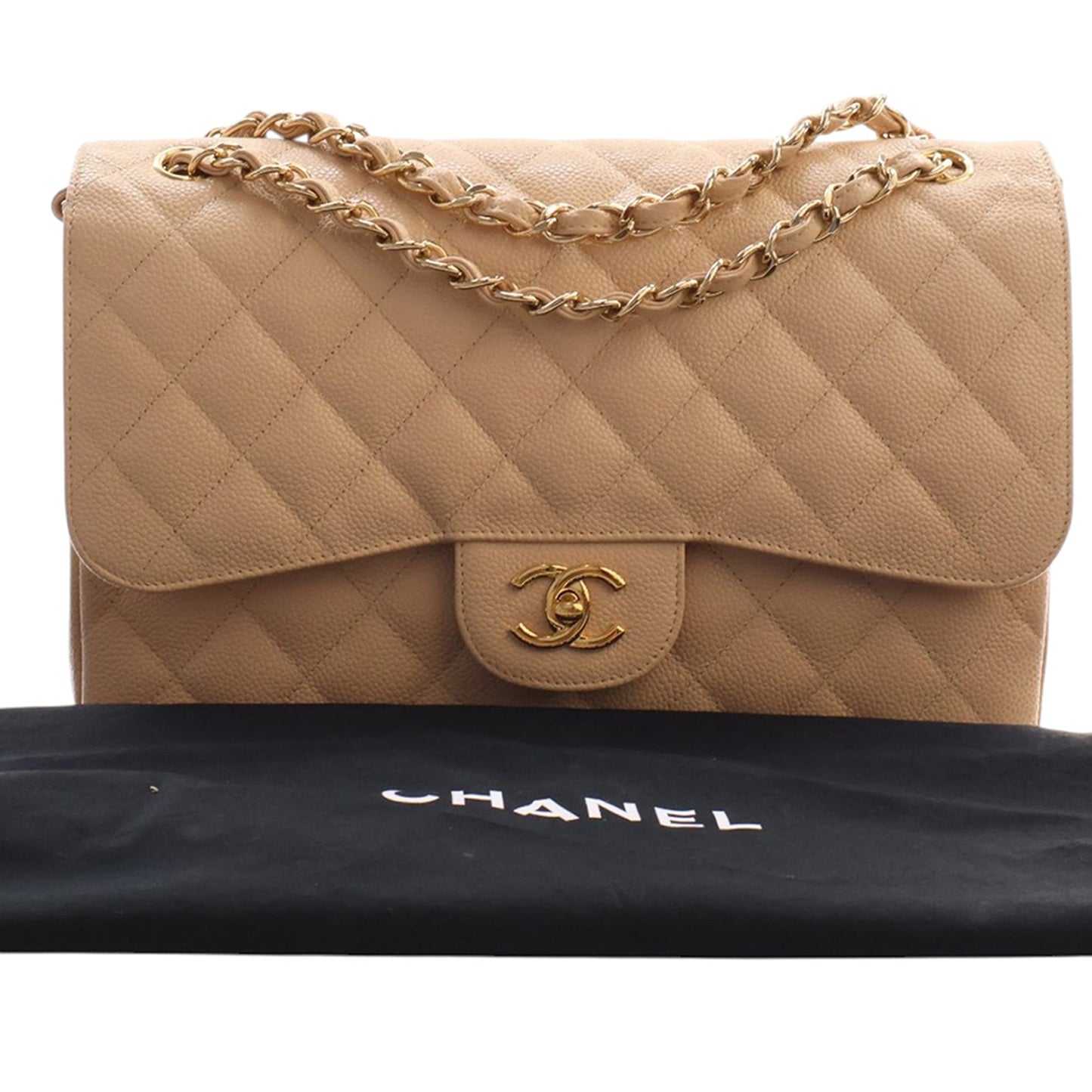 Chanel Jumbo Classic Caviar Double Flap