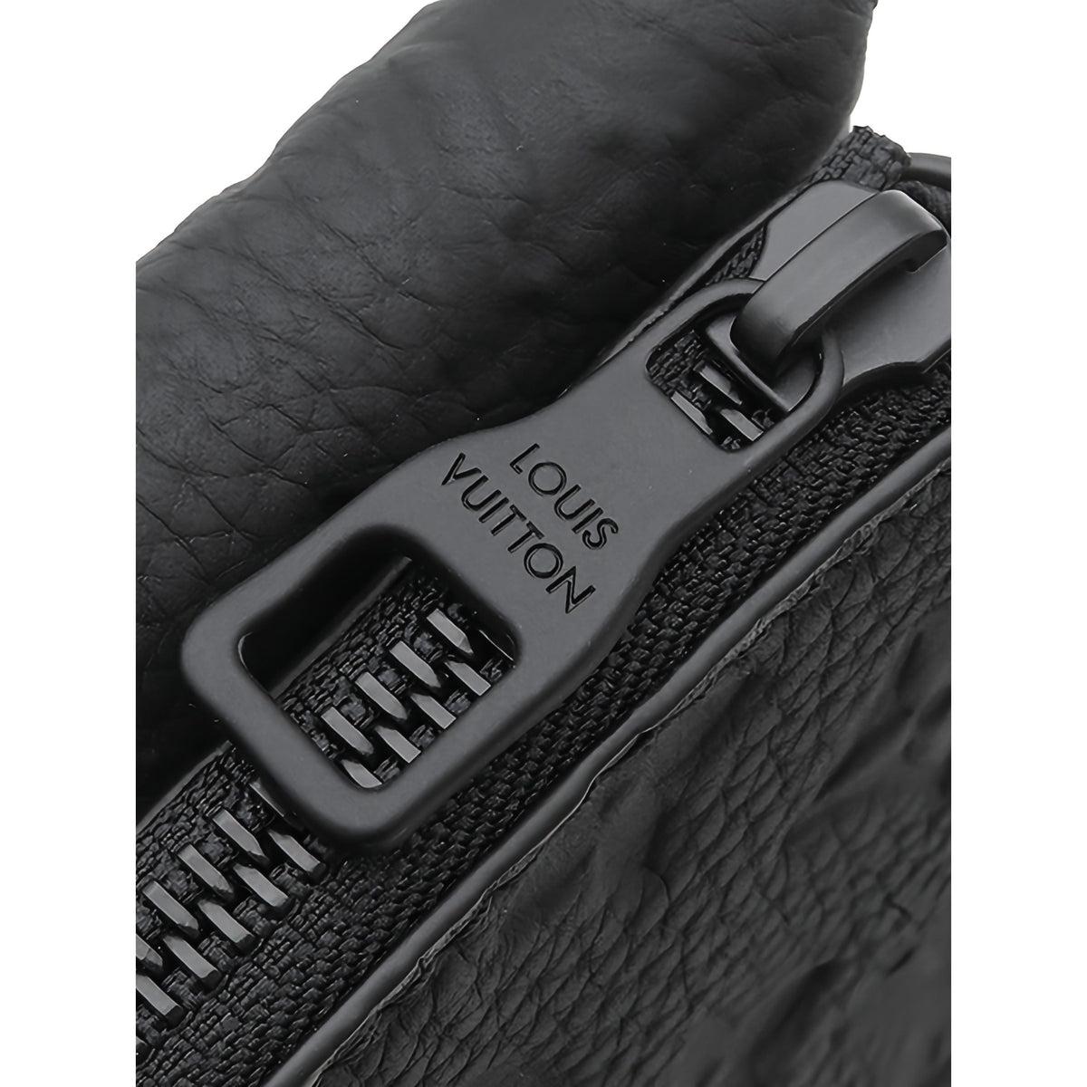 Louis Vuitton Monogram Shadow S Lock Pochette — Black