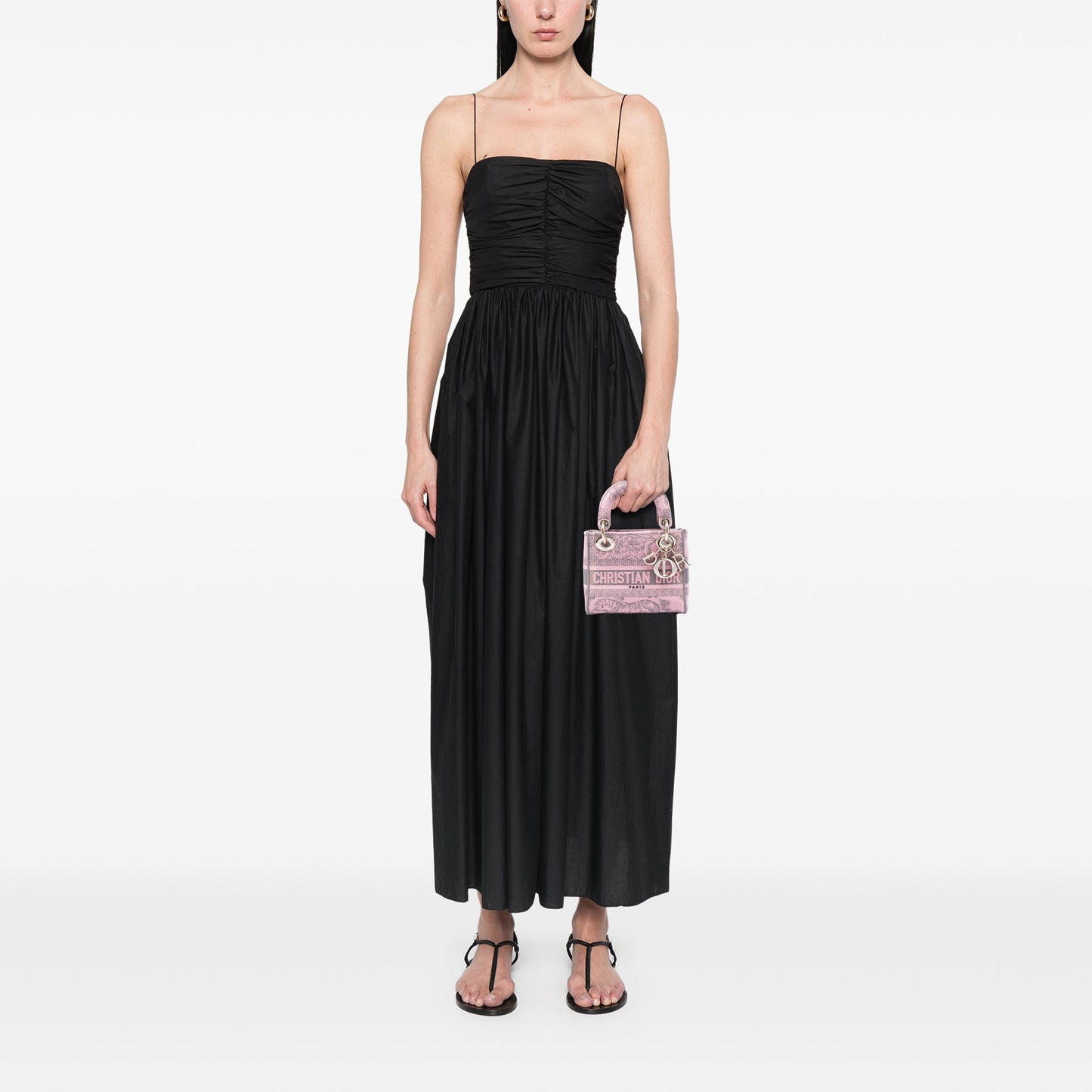 Dior Mini Embroidered Canvas Toile De Jouy Lady D Lite
