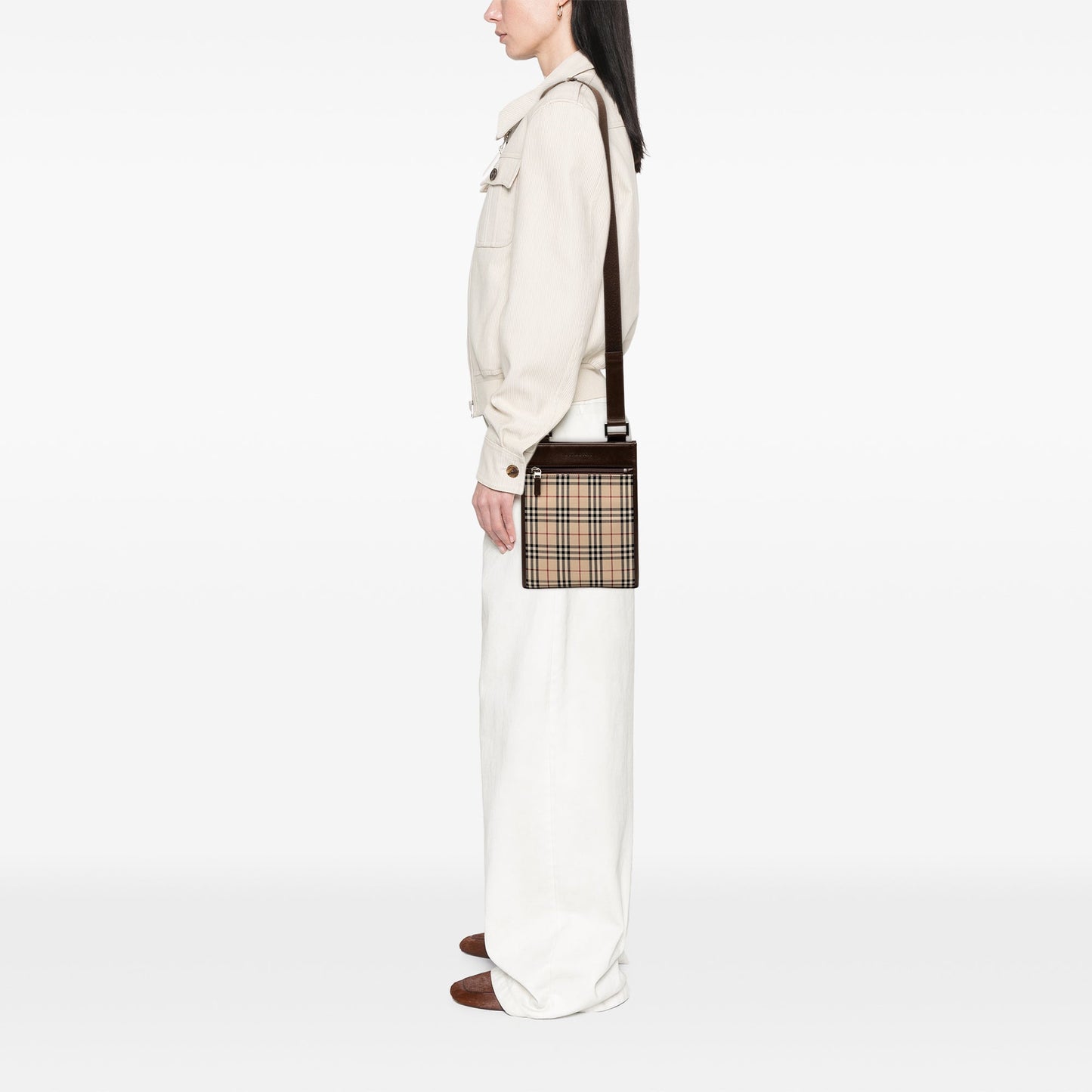 Burberry House Check Canvas Crossbody