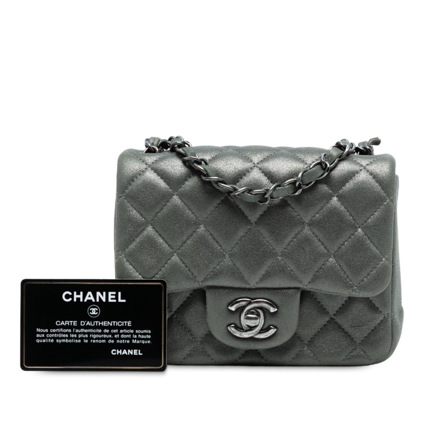 Chanel Mini Square Classic Lambskin Single Flap