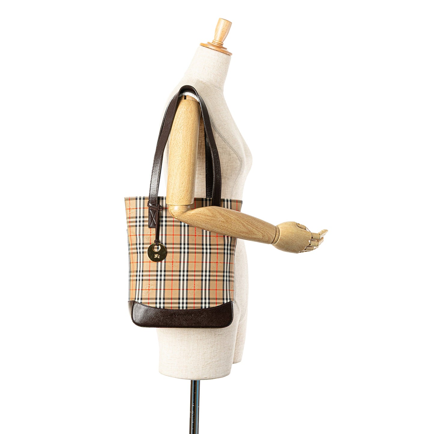 Burberry Haymarket Check Canvas Tote