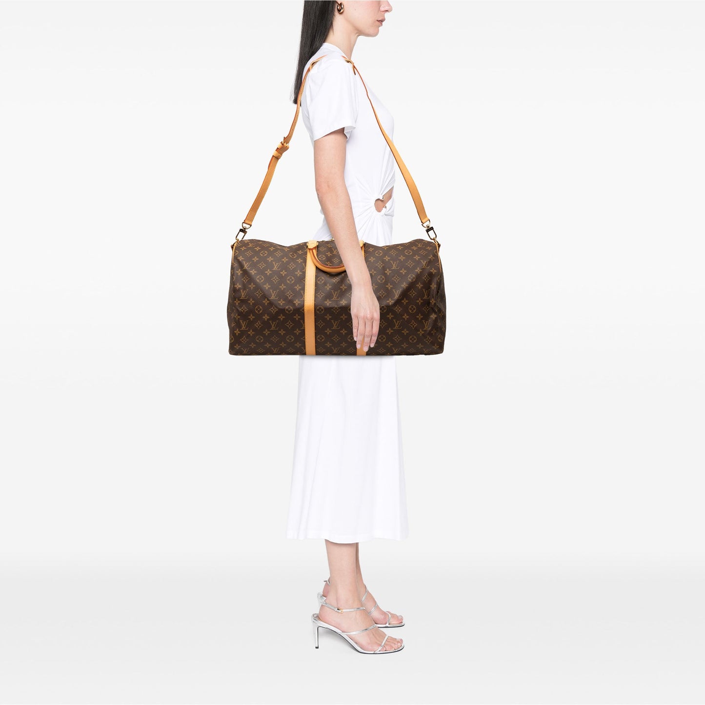 Louis Vuitton Monogram Keepall Bandouliere 55