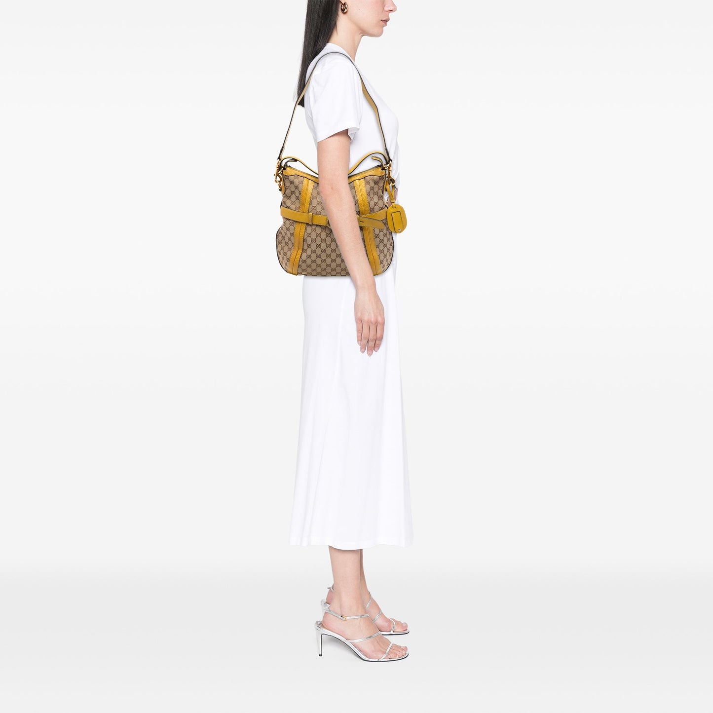 Gucci Medium GG Canvas Running Satchel