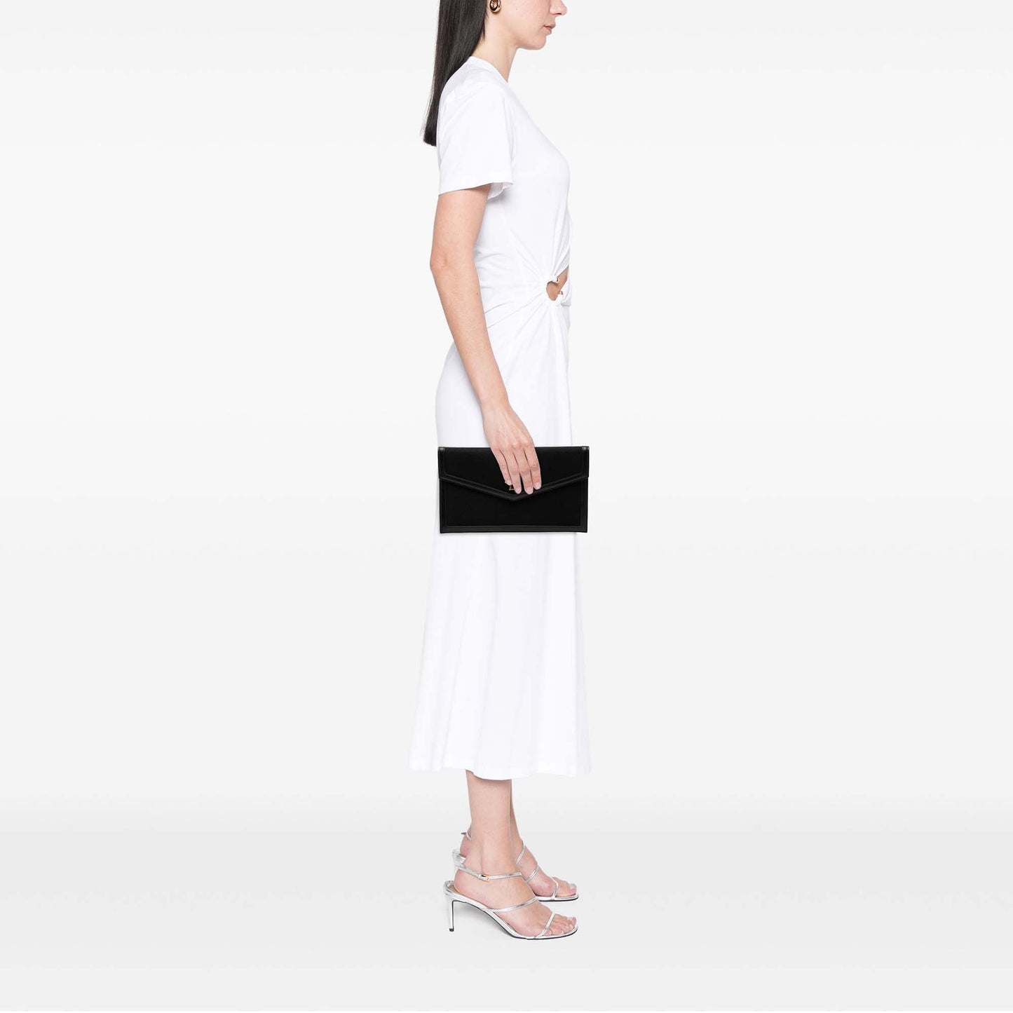 Saint Laurent Canvas Uptown Pouch