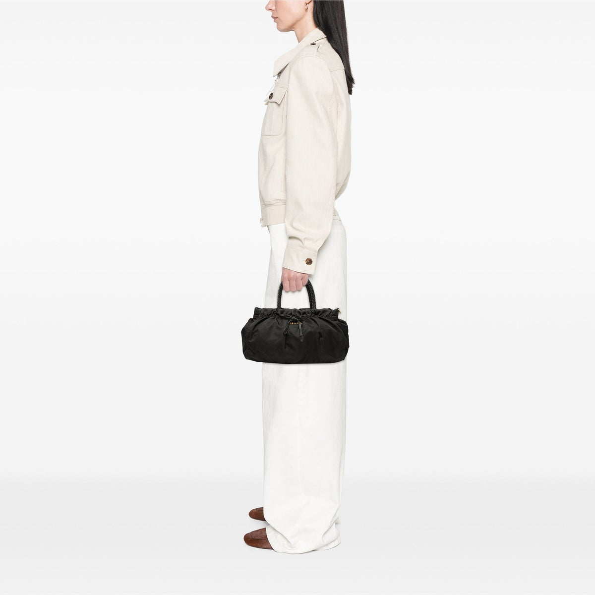 Prada Tessuto Bow Satchel