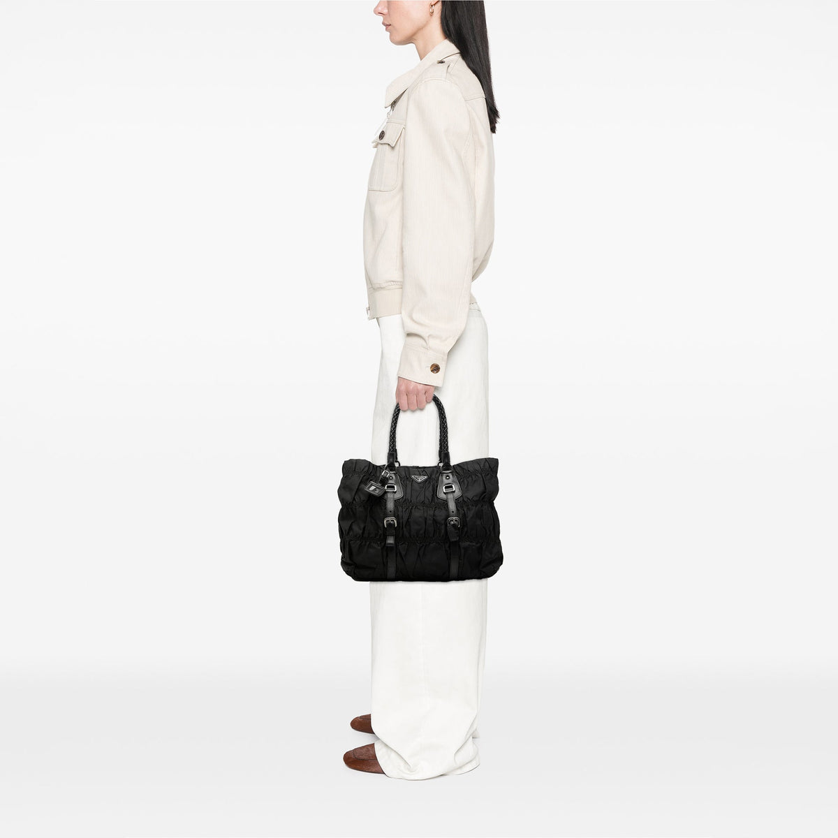 Prada Tessuto Gaufre Satchel