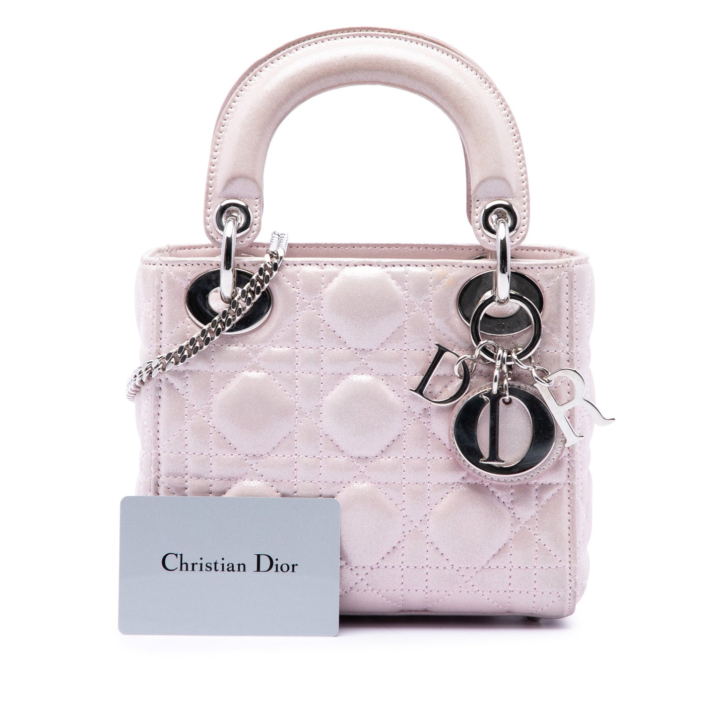 Dior Mini Iridescent Lambskin Cannage Lady Dior