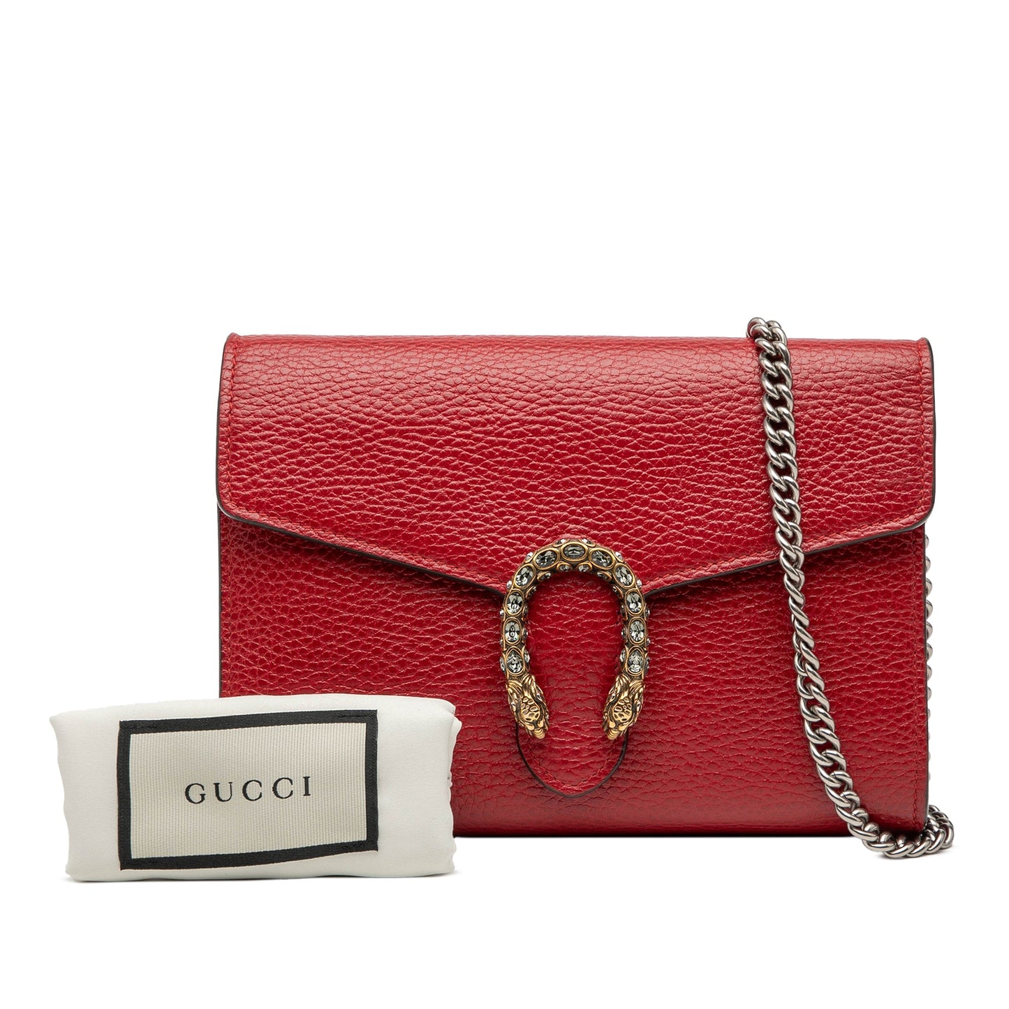 Gucci Leather Dionysus Wallet on Chain